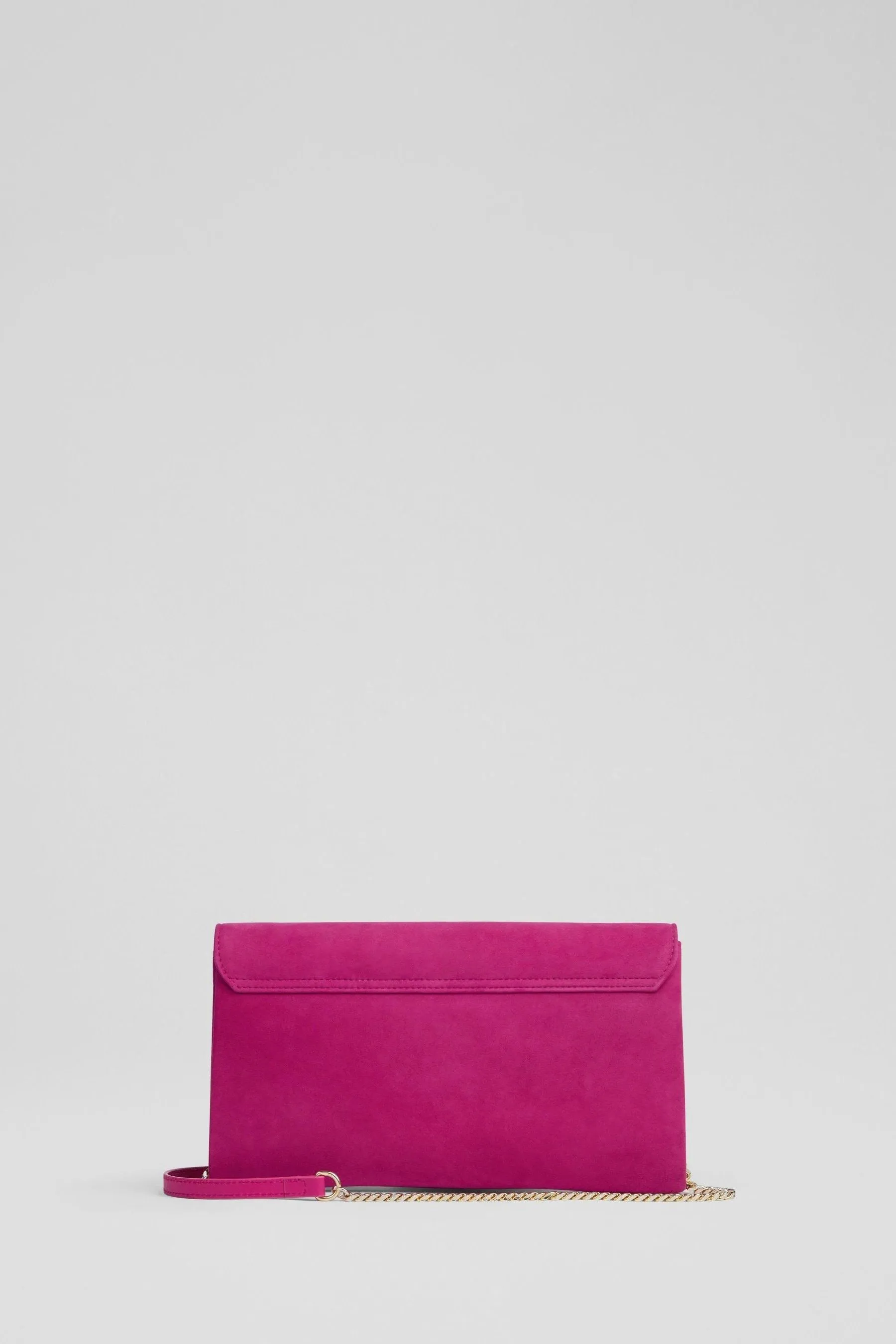 LK Bennett - Pochette a busta scamosciata