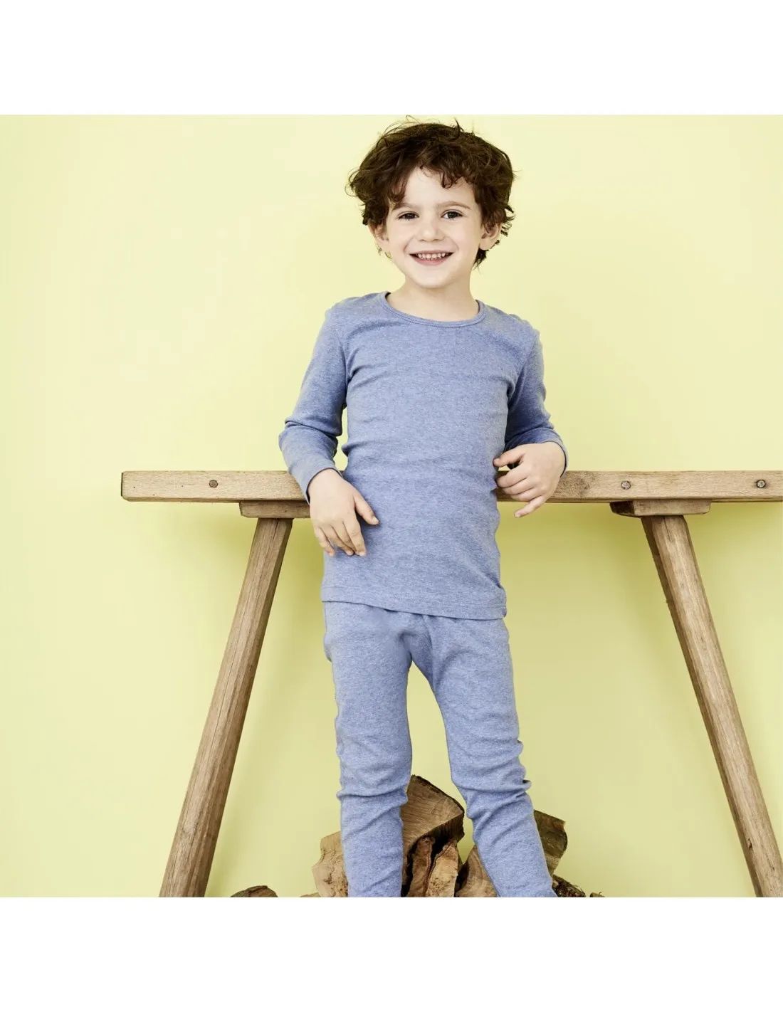 MAGLIA MANICHE LUNGHE IN COTONE BIOLOGICO