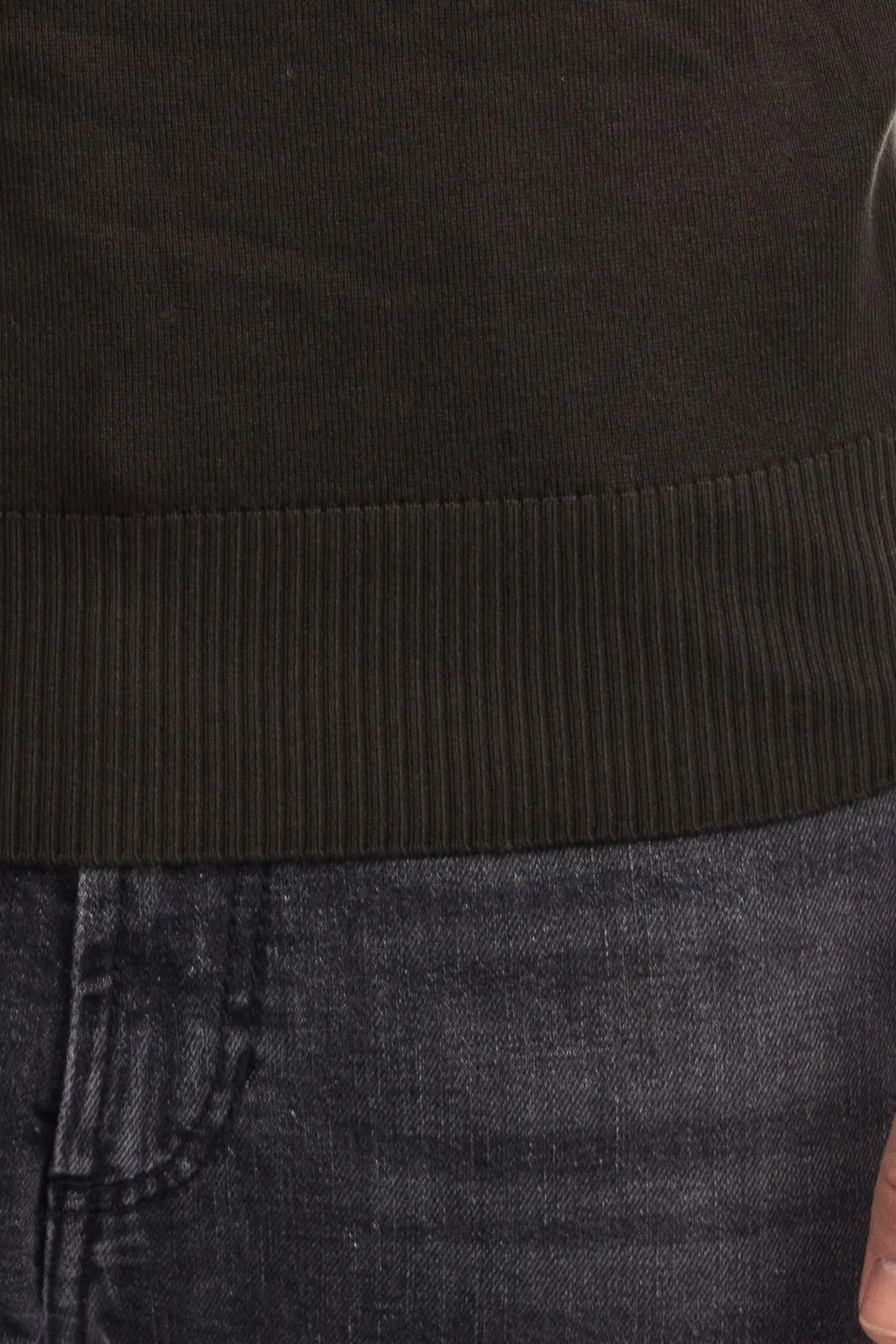 MAGLIA UOMO GIROCOLLO VERDE MILITARE e NERO OUTFIT UOMO