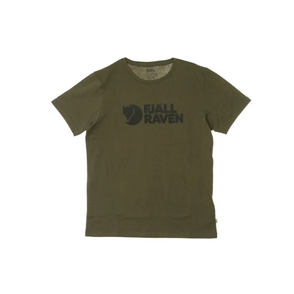 MAGLIETTA FJALLRAVEN LOGO T-SHIRT DARK OLIVE