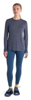 Maglietta Icebreaker Merino 125 Cool-Lite Sphere III Blue a manica lunga Donna