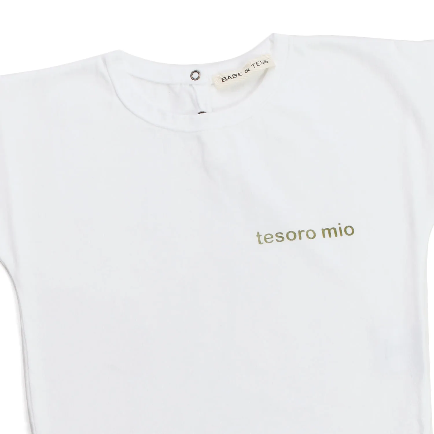 Maglietta Unisex Bianca Bambino E Neonato