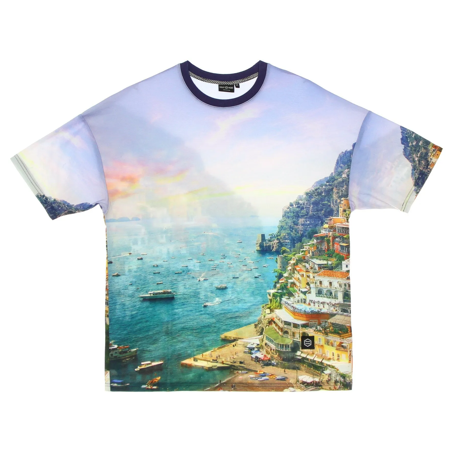 Maglietta Uomo Costiera Amalfitana Tee White/multi