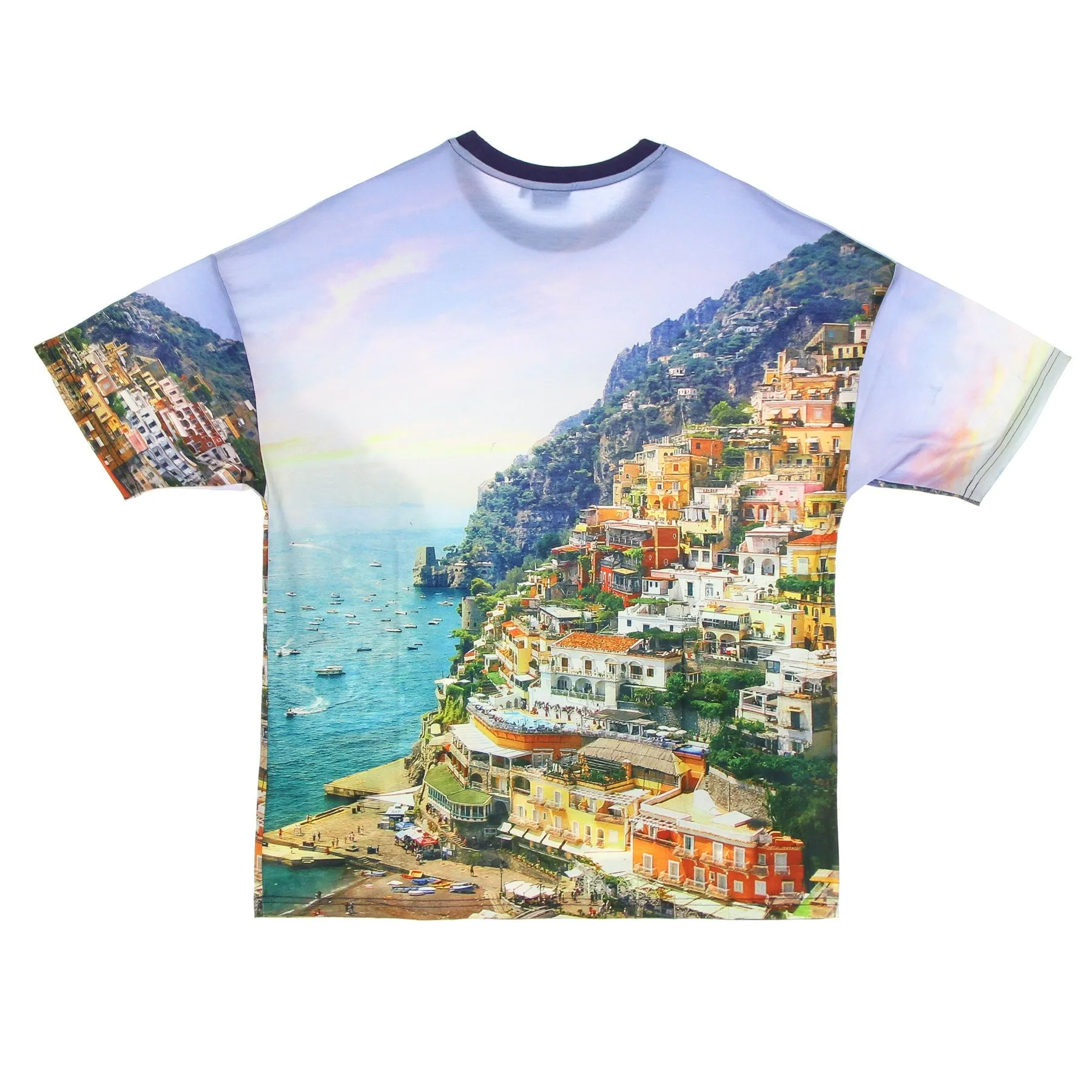 Maglietta Uomo Costiera Amalfitana Tee White/multi