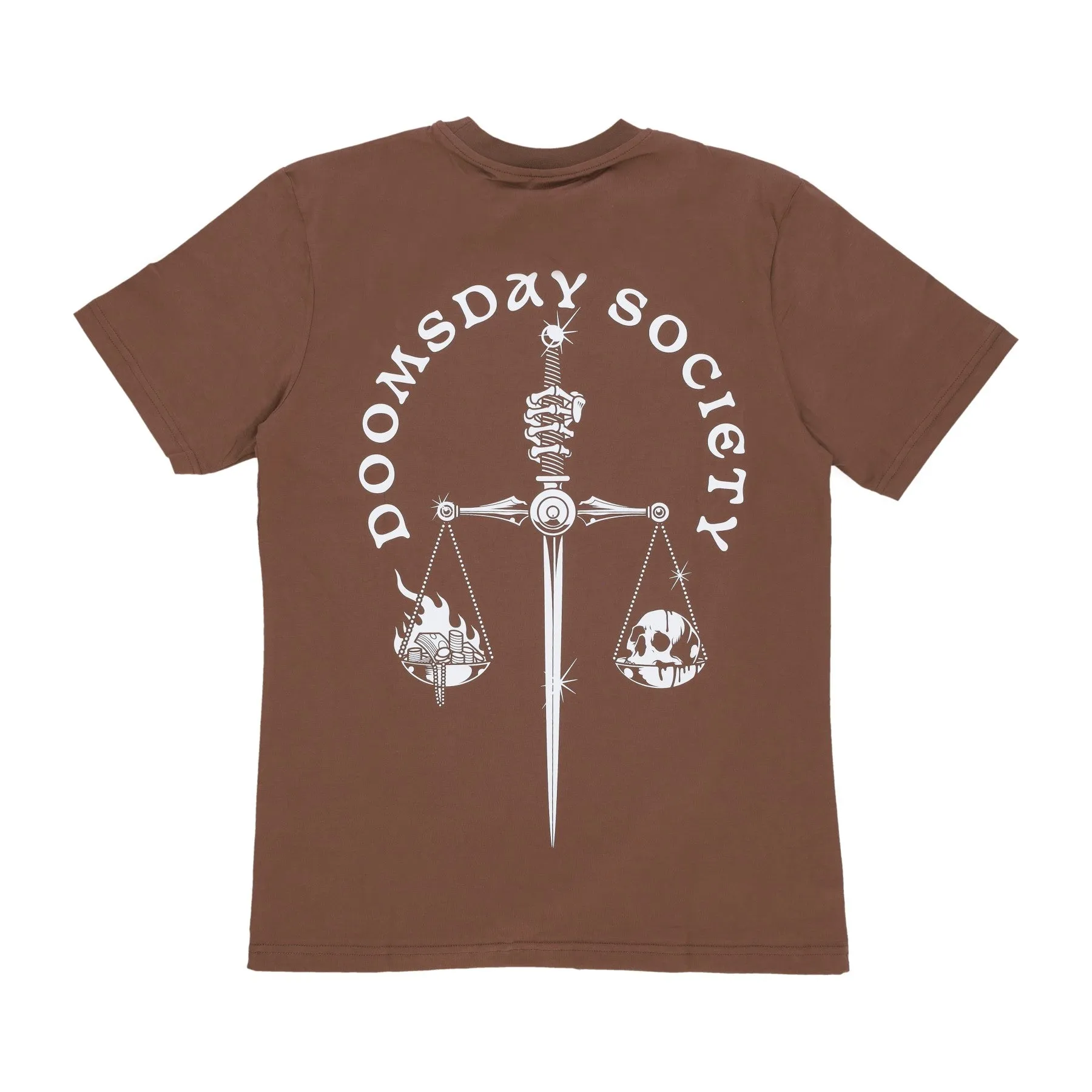 Maglietta Uomo Justice Tee Brown