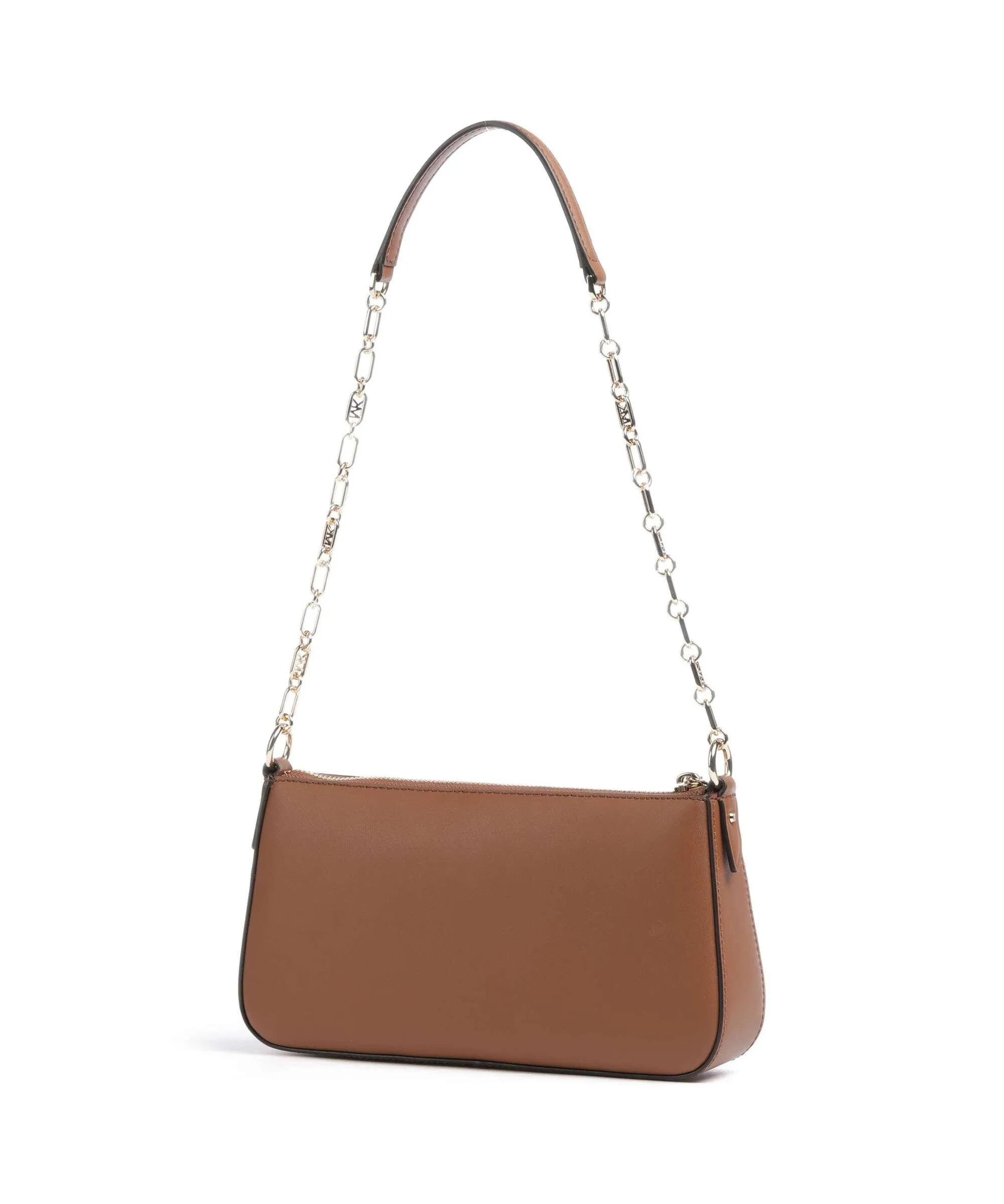  Michael Kors Empire Borsa a spalla pelle a grana fine marrone  