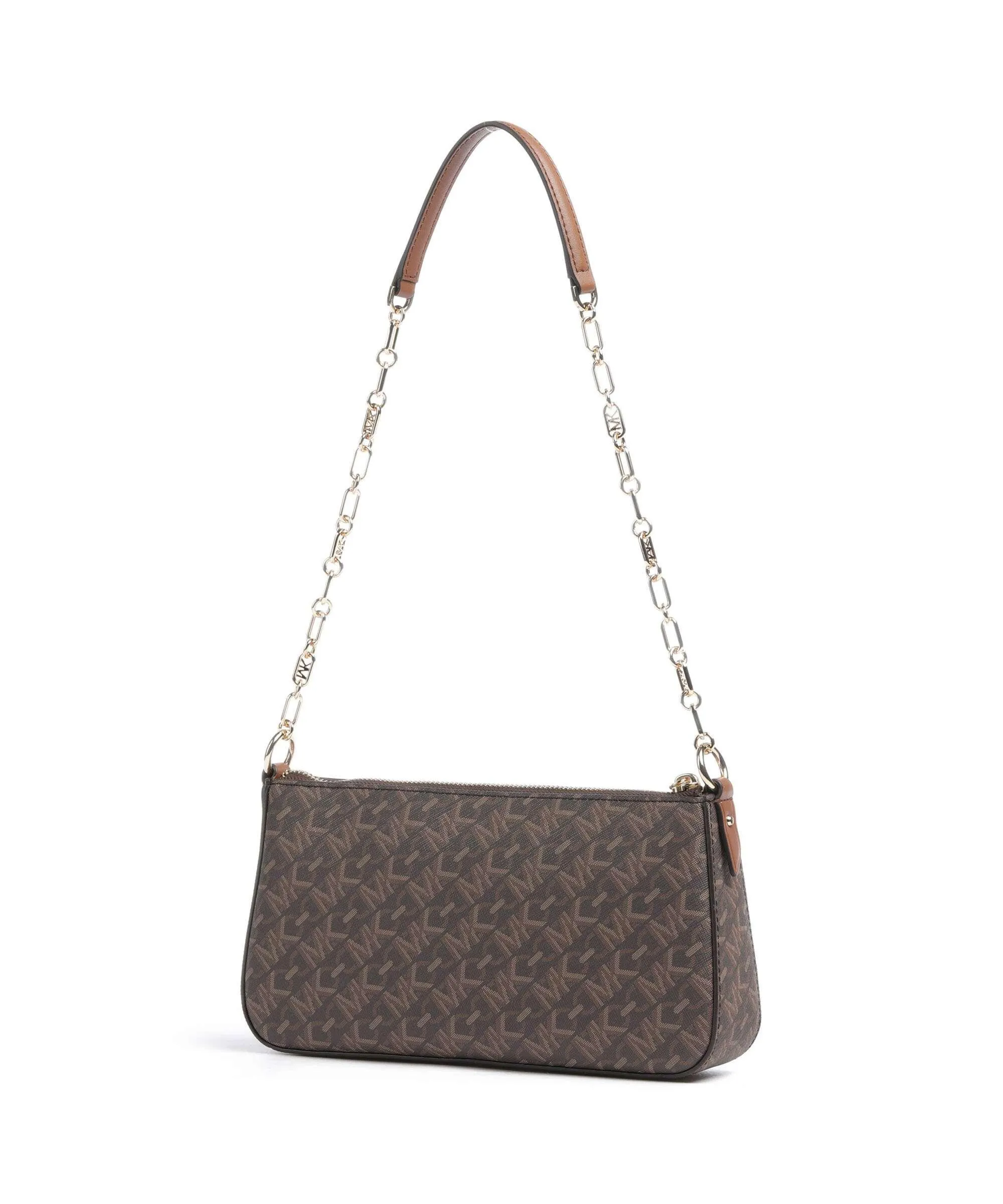  Michael Kors Empire Borsa a spalla tela marrone scuro  