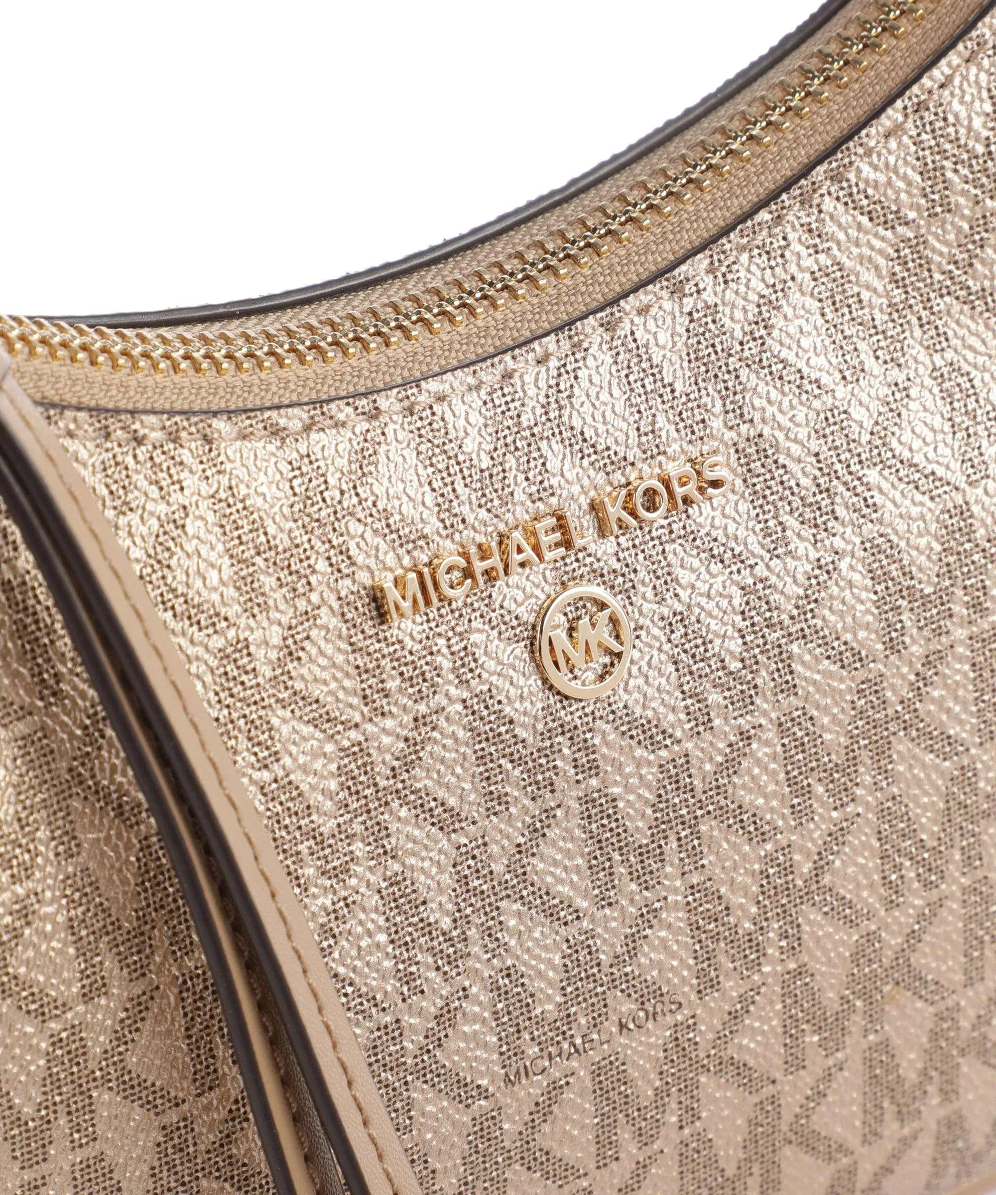  Michael Kors Jet Set Charm Borsa a spalla pelle granulata beige  