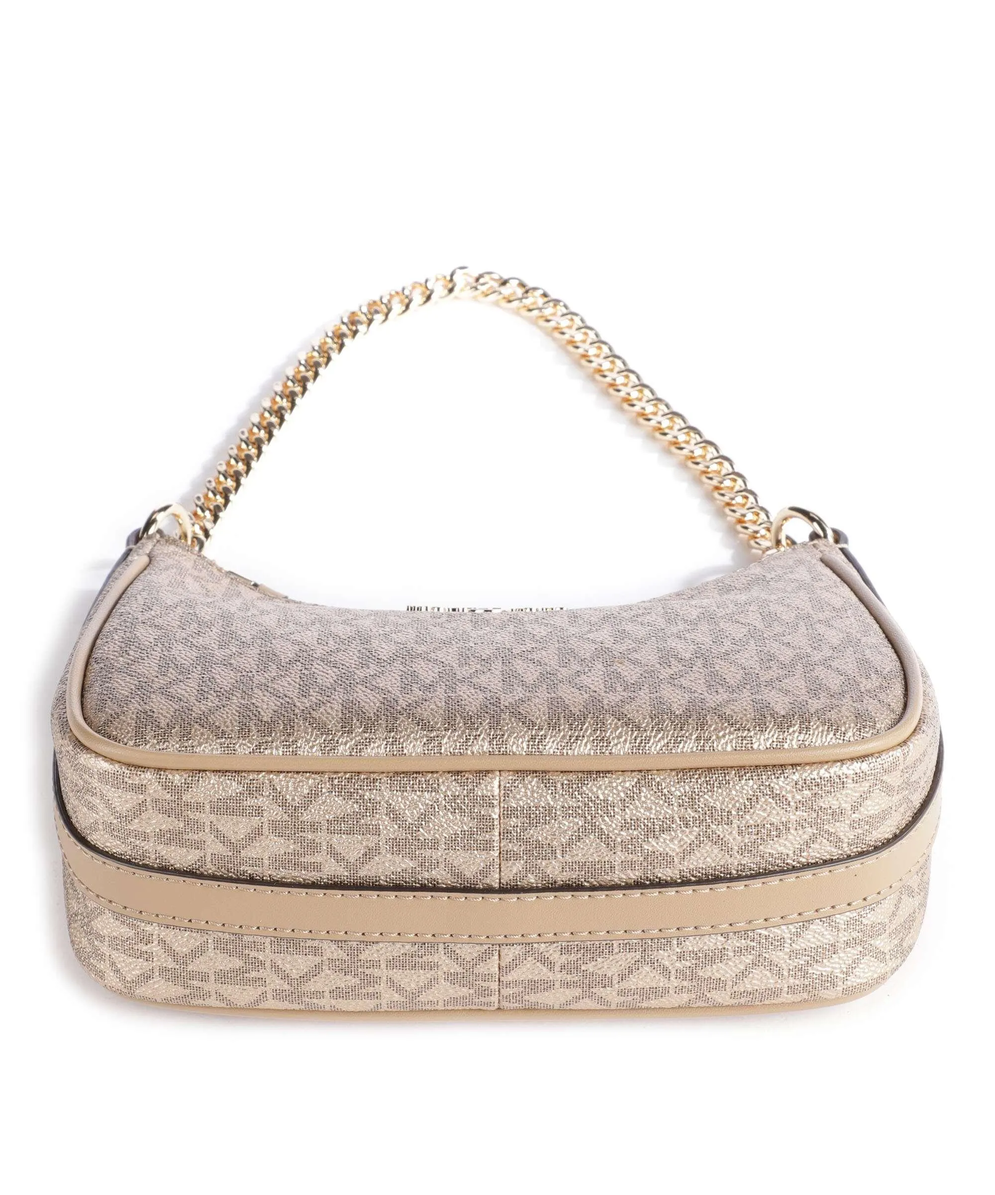  Michael Kors Jet Set Charm Borsa a spalla pelle granulata beige  