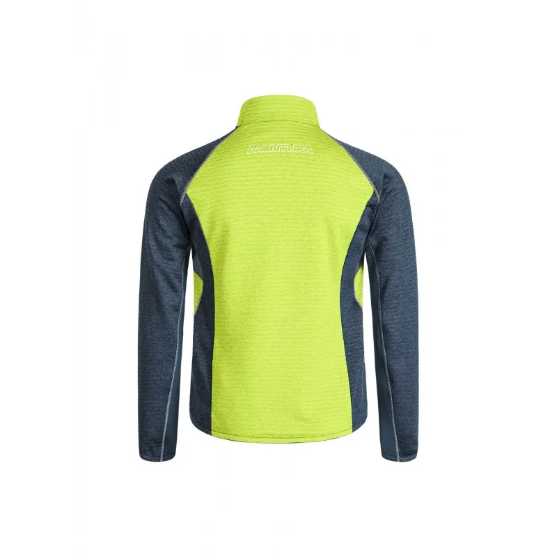 MONTURA THERMAL COLOR MAGLIA KIDS VERDE LIME/BLU CENERE