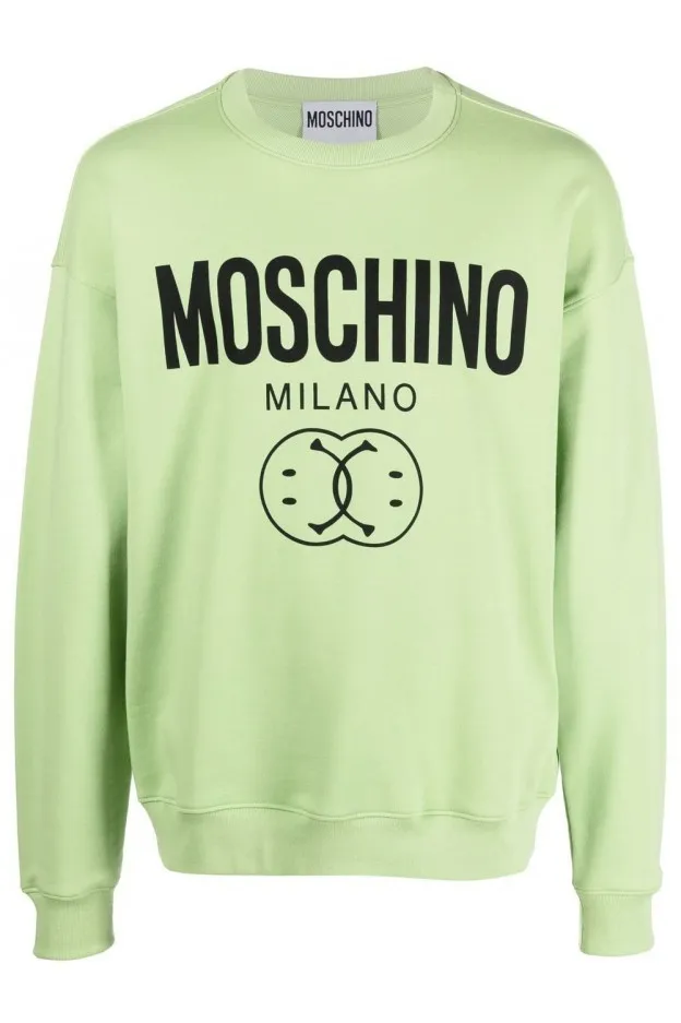 Moschino Felpa Girocollo Con Logo