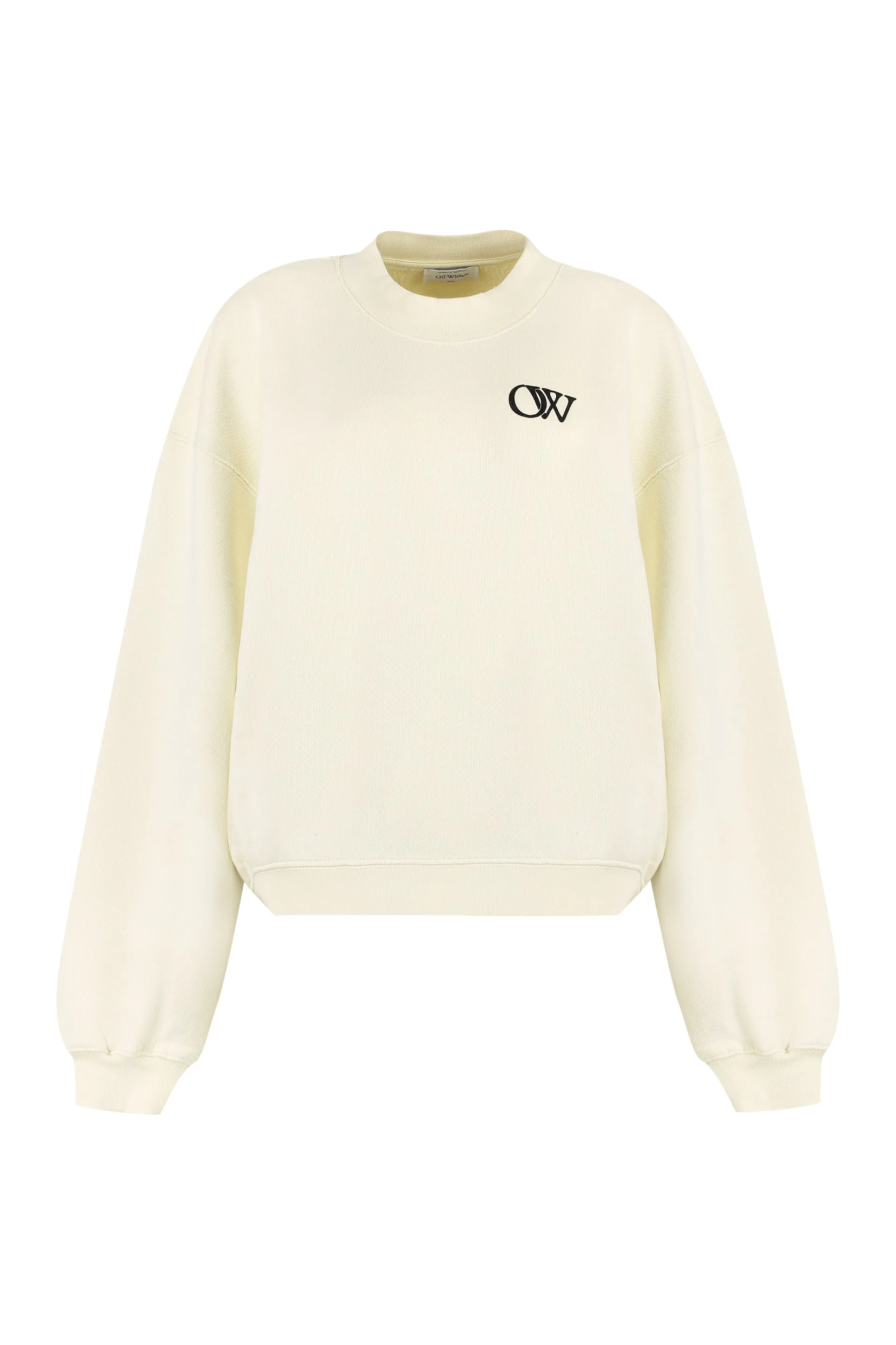 Off-White Felpa girocollo in cotone