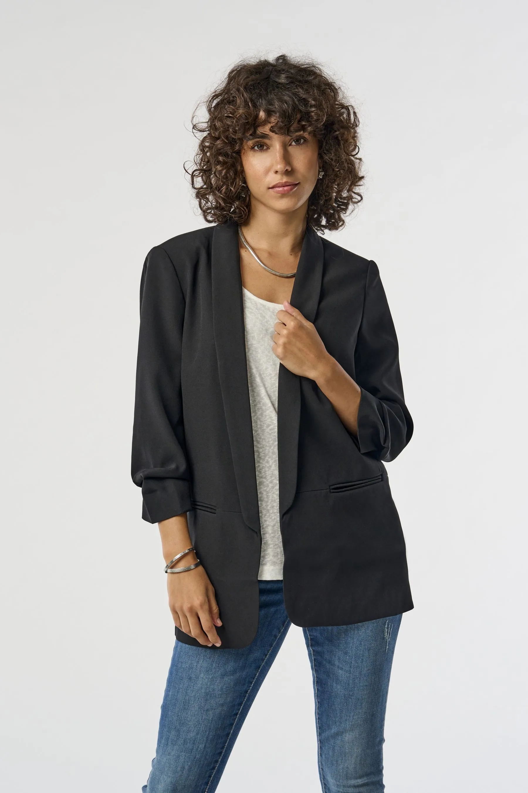ONLY - Blazer con maniche Abbigliamento da lavoro arricciate