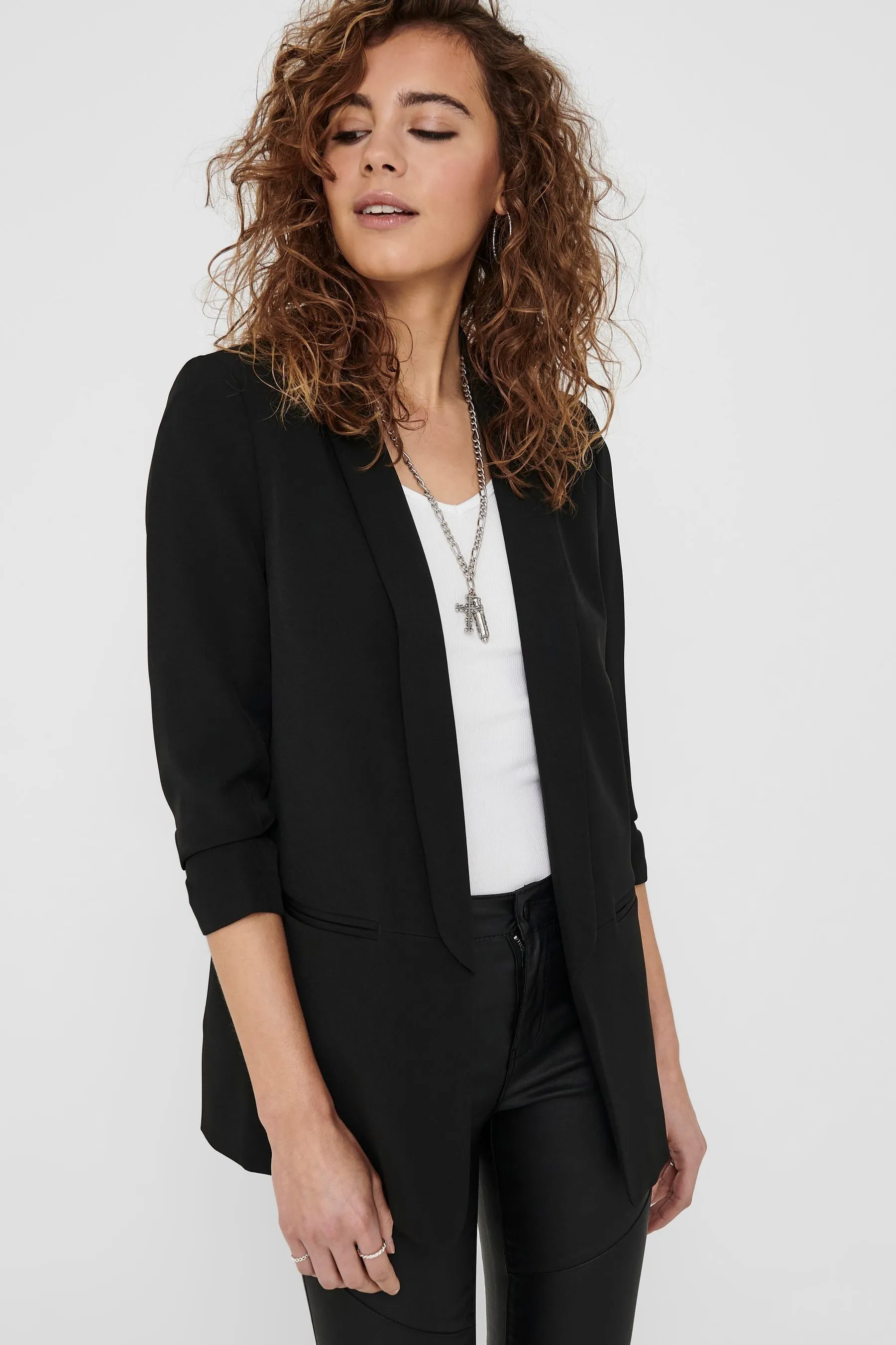 ONLY - Blazer con maniche Abbigliamento da lavoro arricciate