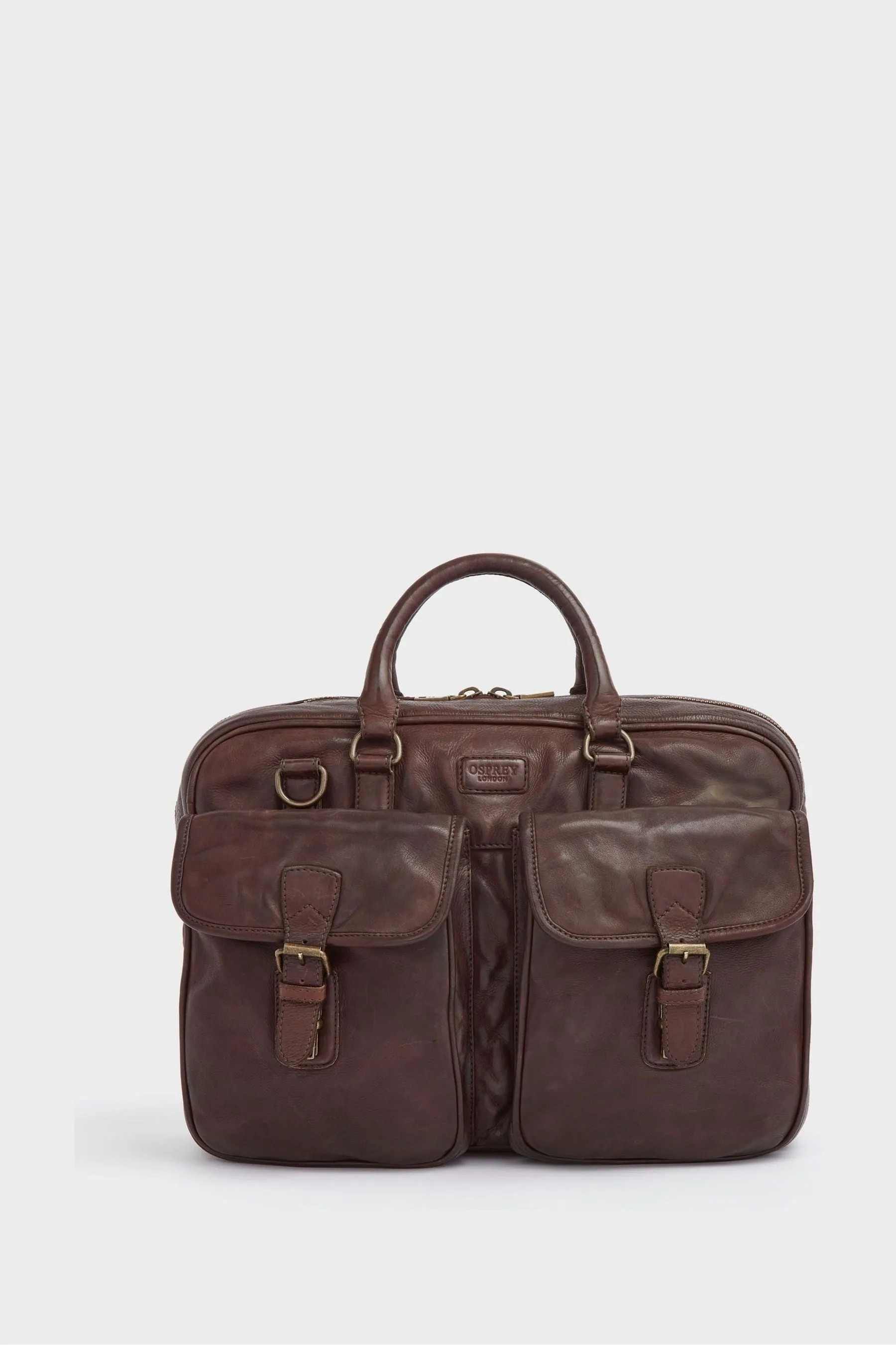 Osprey London - Marrone media in pelle lavata - Borsa