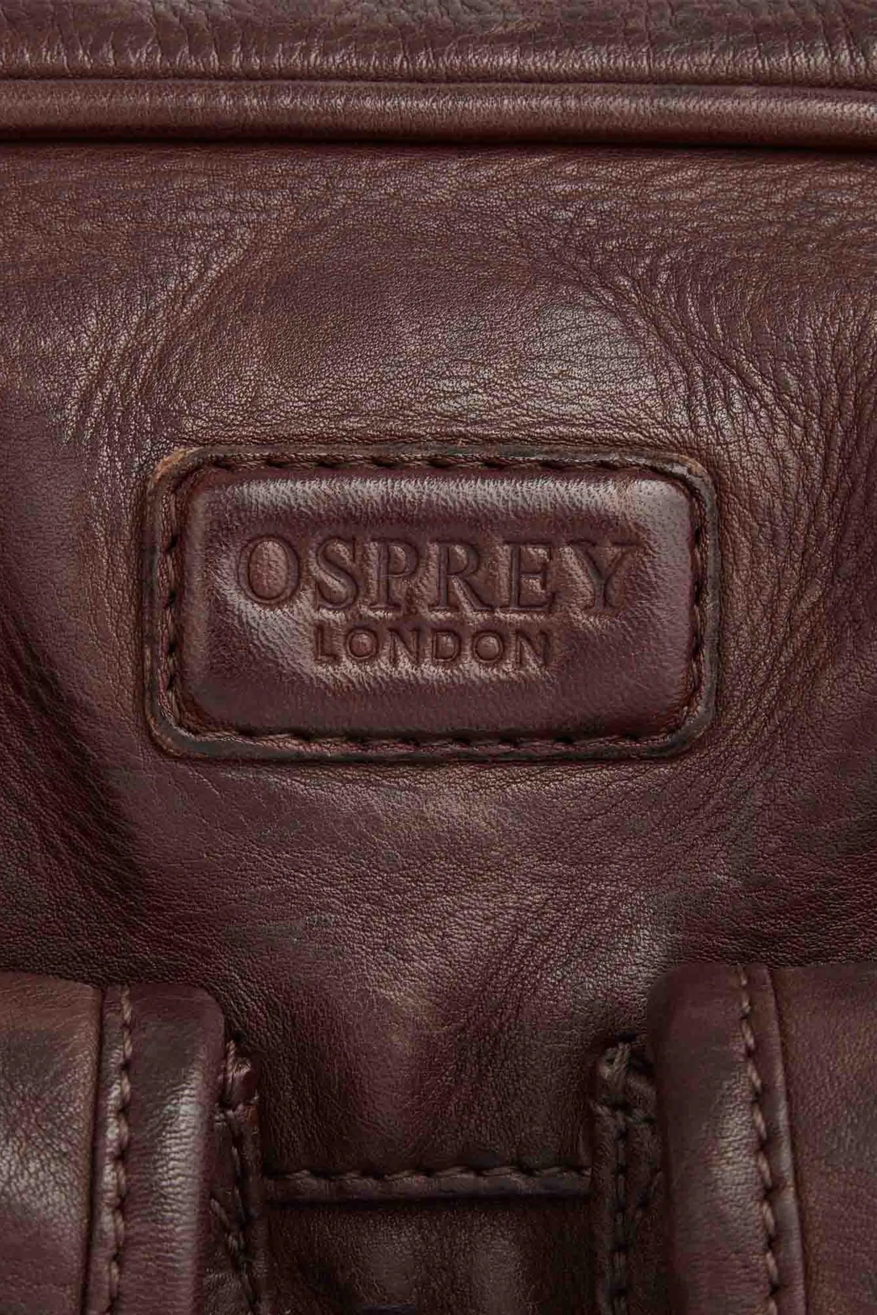 Osprey London - Marrone media in pelle lavata - Borsa