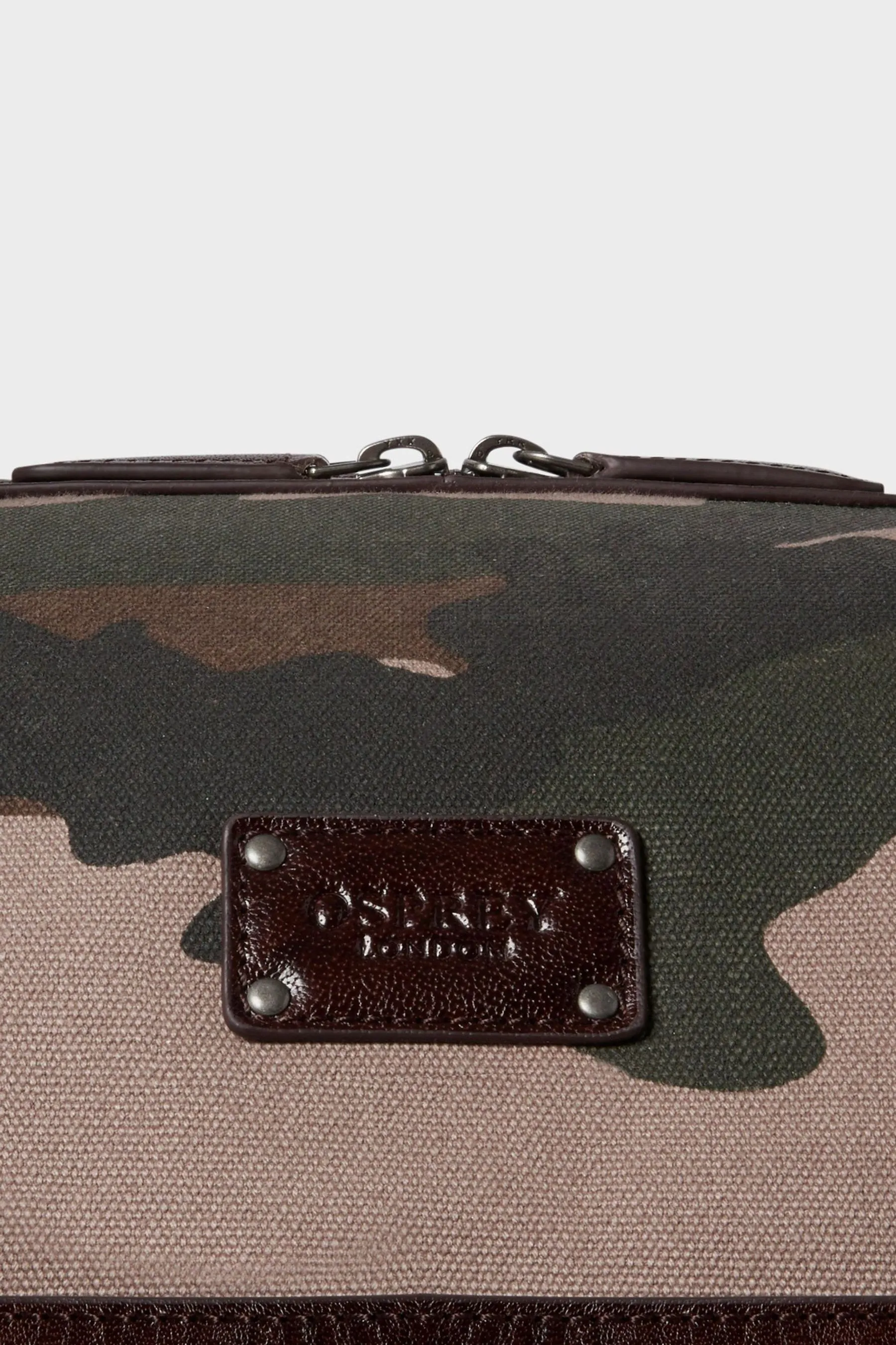 Osprey London Verde - The Maverick - Weekender in tela e pelle Borsa