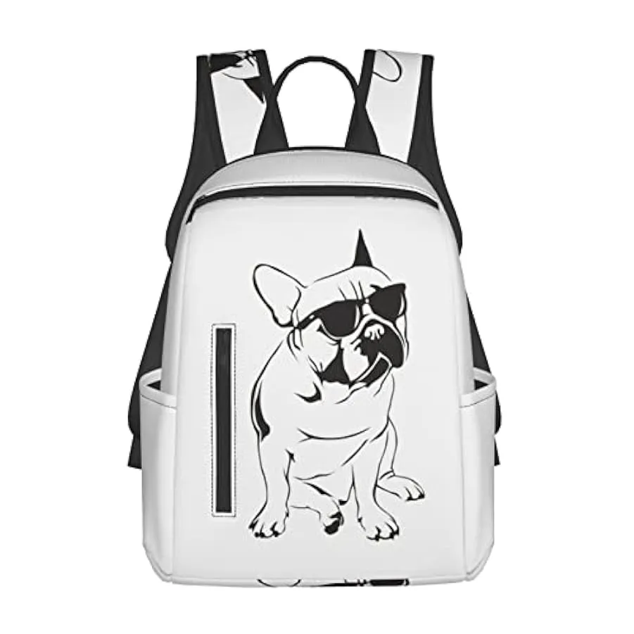 OTRAHCSD Zaino, Bulldog francese Lightweigh zaino per uomini e donne, zaino casual per escursioni, campeggio, viaggi, all’aperto