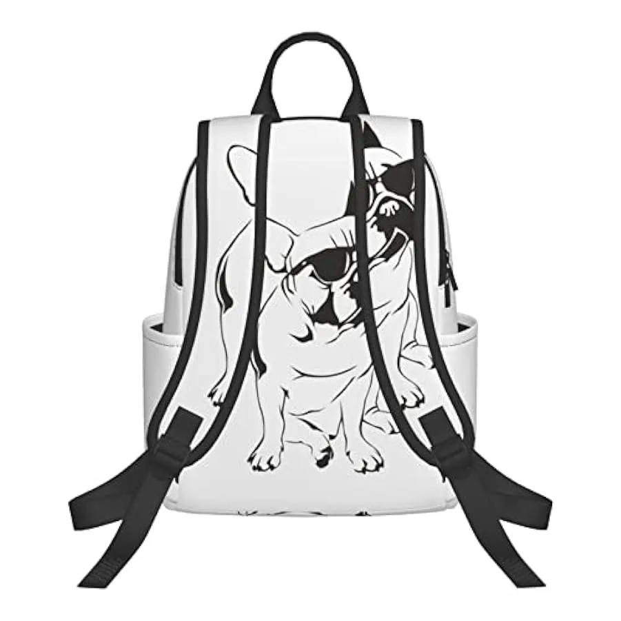 OTRAHCSD Zaino, Bulldog francese Lightweigh zaino per uomini e donne, zaino casual per escursioni, campeggio, viaggi, all’aperto