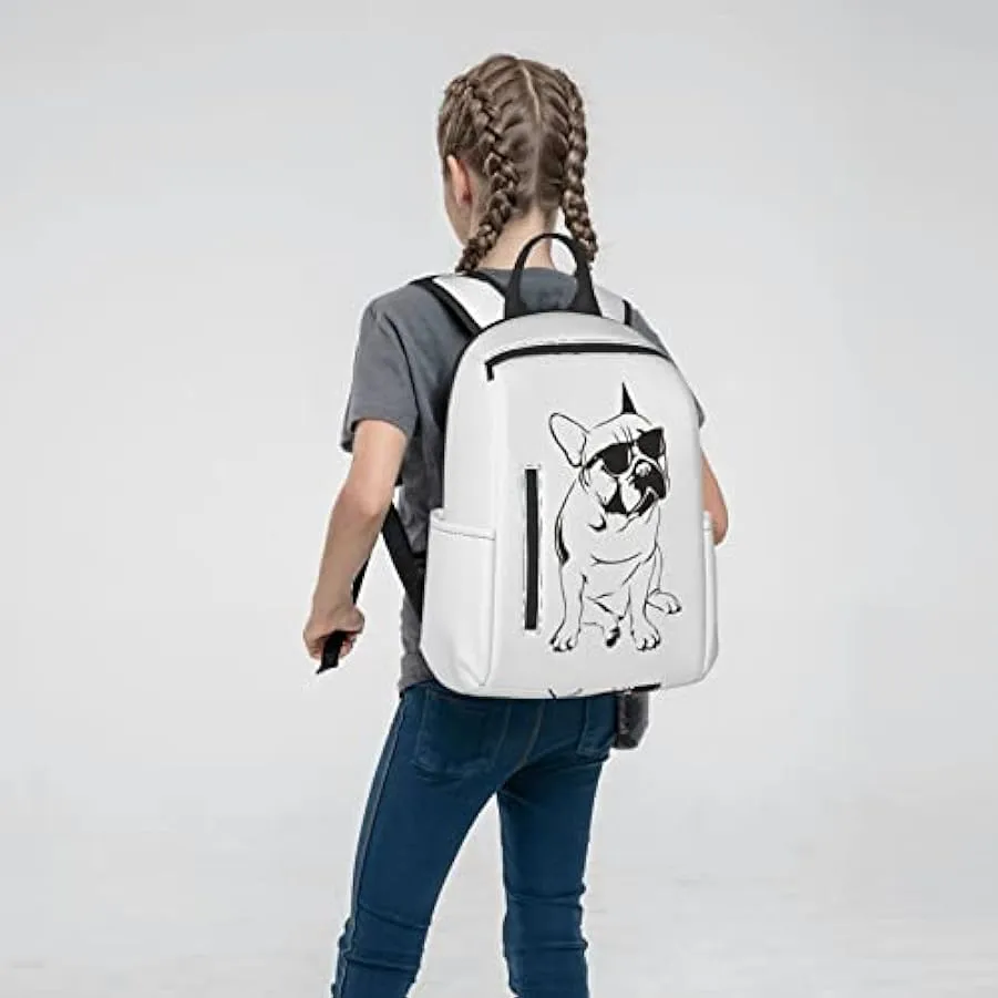 OTRAHCSD Zaino, Bulldog francese Lightweigh zaino per uomini e donne, zaino casual per escursioni, campeggio, viaggi, all’aperto