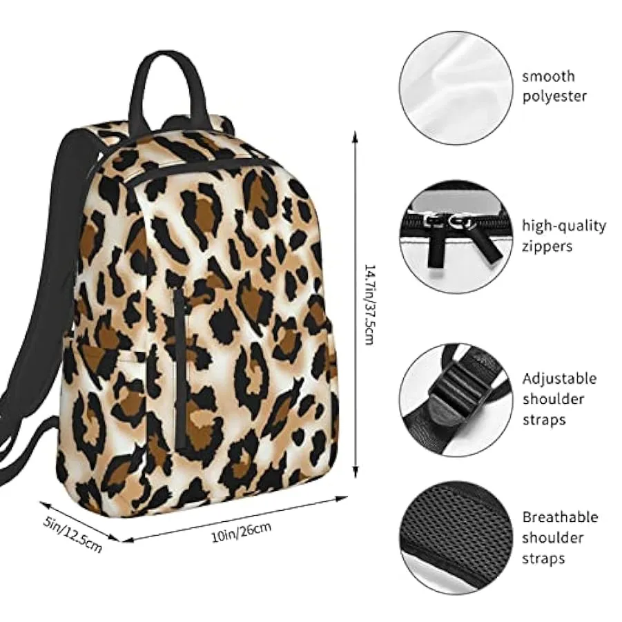 OTRAHCSD Zaino Cheetah Lightweigh per uomini e donne, zaino casual per escursioni, campeggio, viaggi, all’aperto 212083139