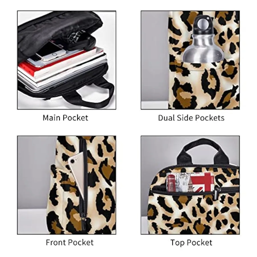 OTRAHCSD Zaino Cheetah Lightweigh per uomini e donne, zaino casual per escursioni, campeggio, viaggi, all’aperto 212083139