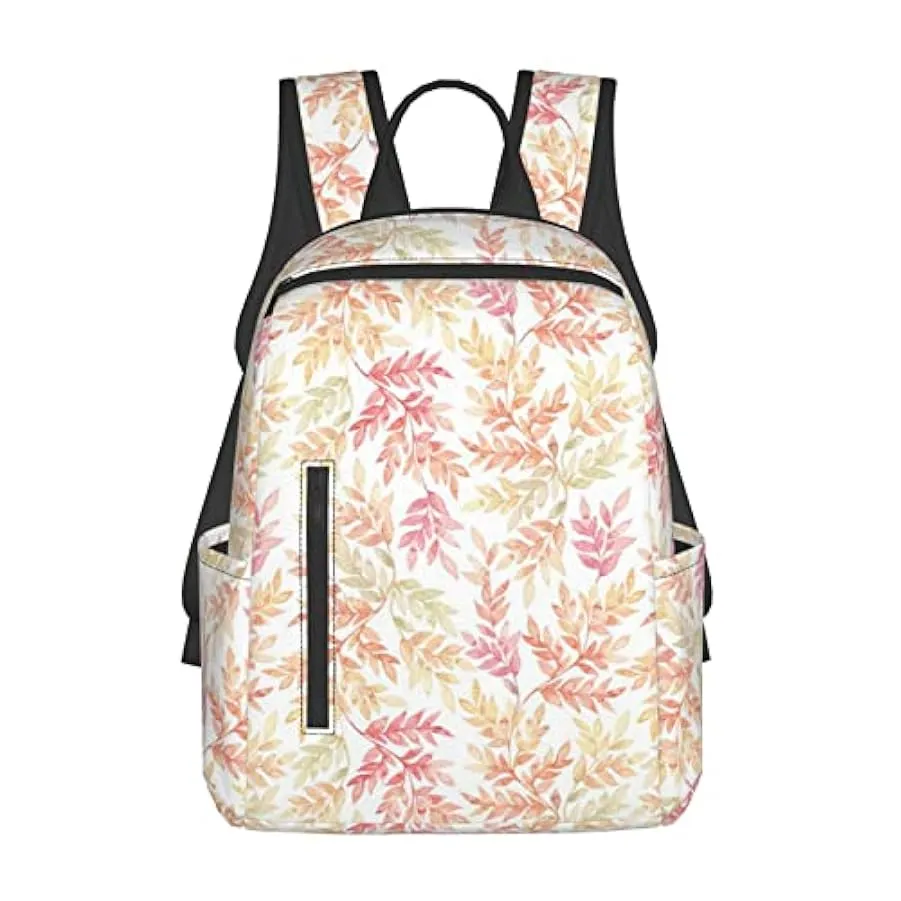 OTRAHCSD Zaino, colorato acquerello foglie Lightweigh zaino per uomo donna, zaino casual per escursionismo, campeggio, viaggi, a