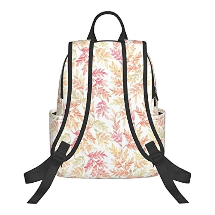 OTRAHCSD Zaino, colorato acquerello foglie Lightweigh zaino per uomo donna, zaino casual per escursionismo, campeggio, viaggi, a