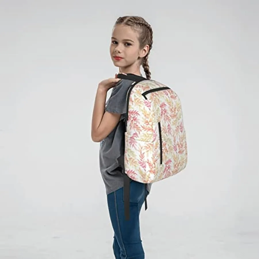 OTRAHCSD Zaino, colorato acquerello foglie Lightweigh zaino per uomo donna, zaino casual per escursionismo, campeggio, viaggi, a