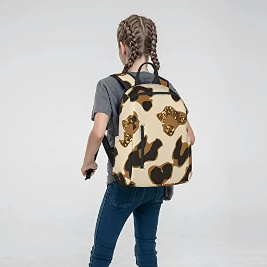 OTRAHCSD Zaino marrone leopardato Lightweigh per uomo donna, zaino casual per escursionismo, campeggio, viaggi, attività all’ape