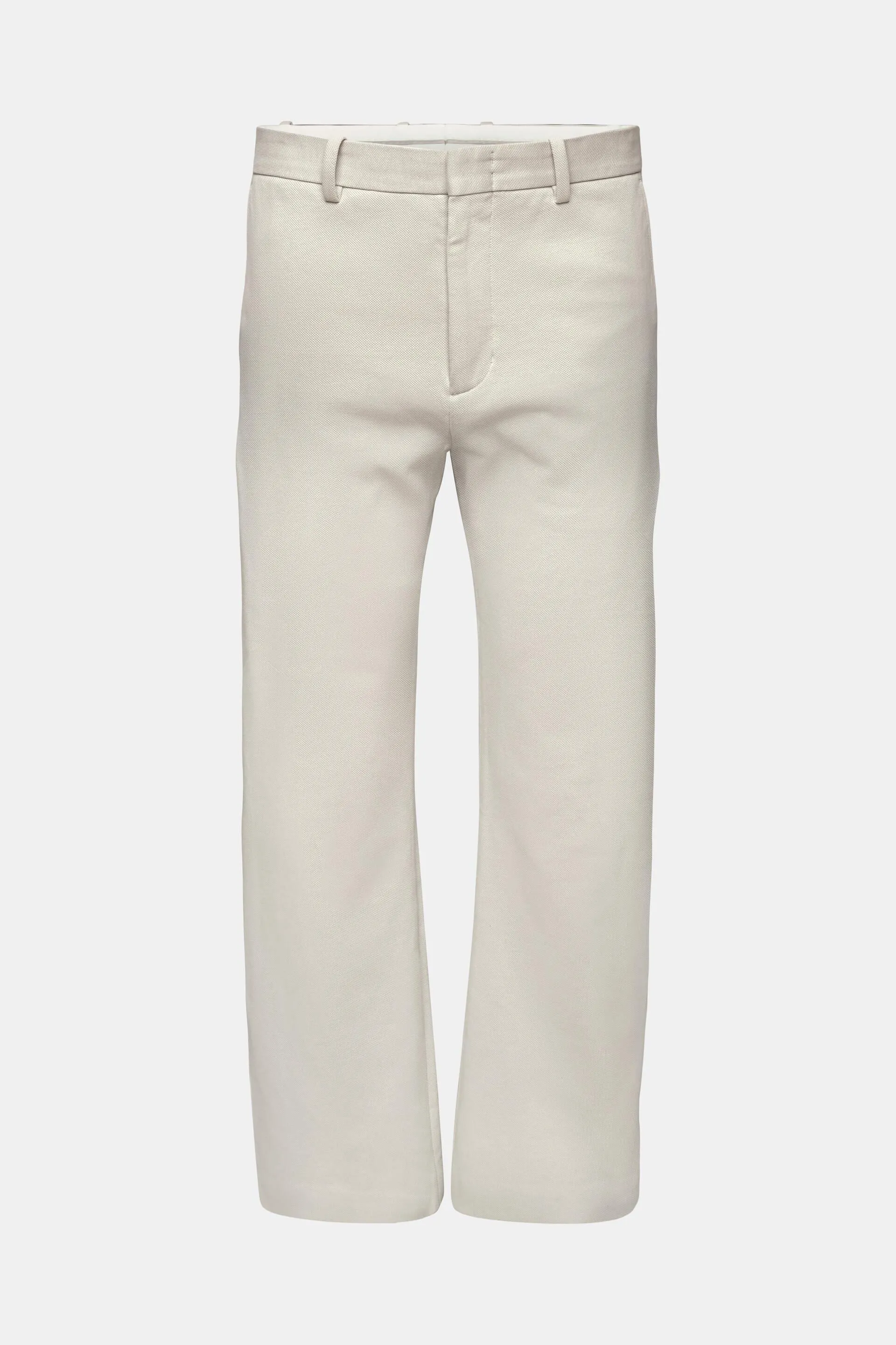 Pantaloni a maglia in jersey piqué