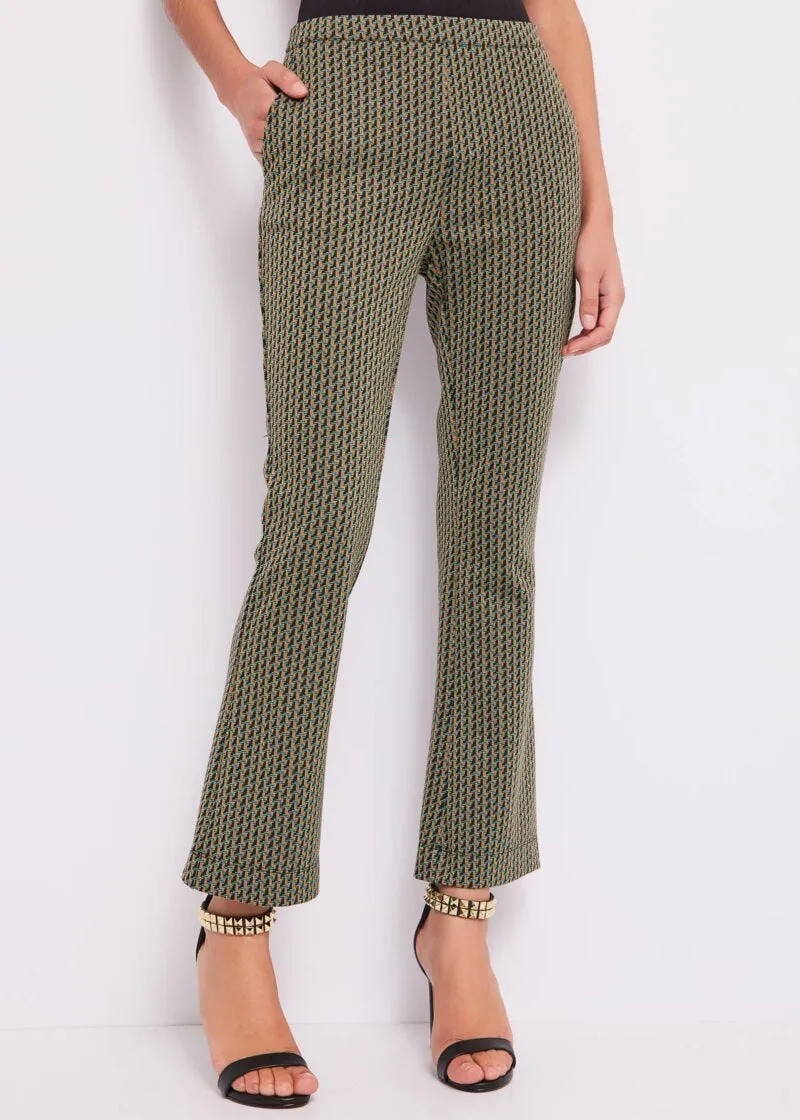 Pantaloni jacquard