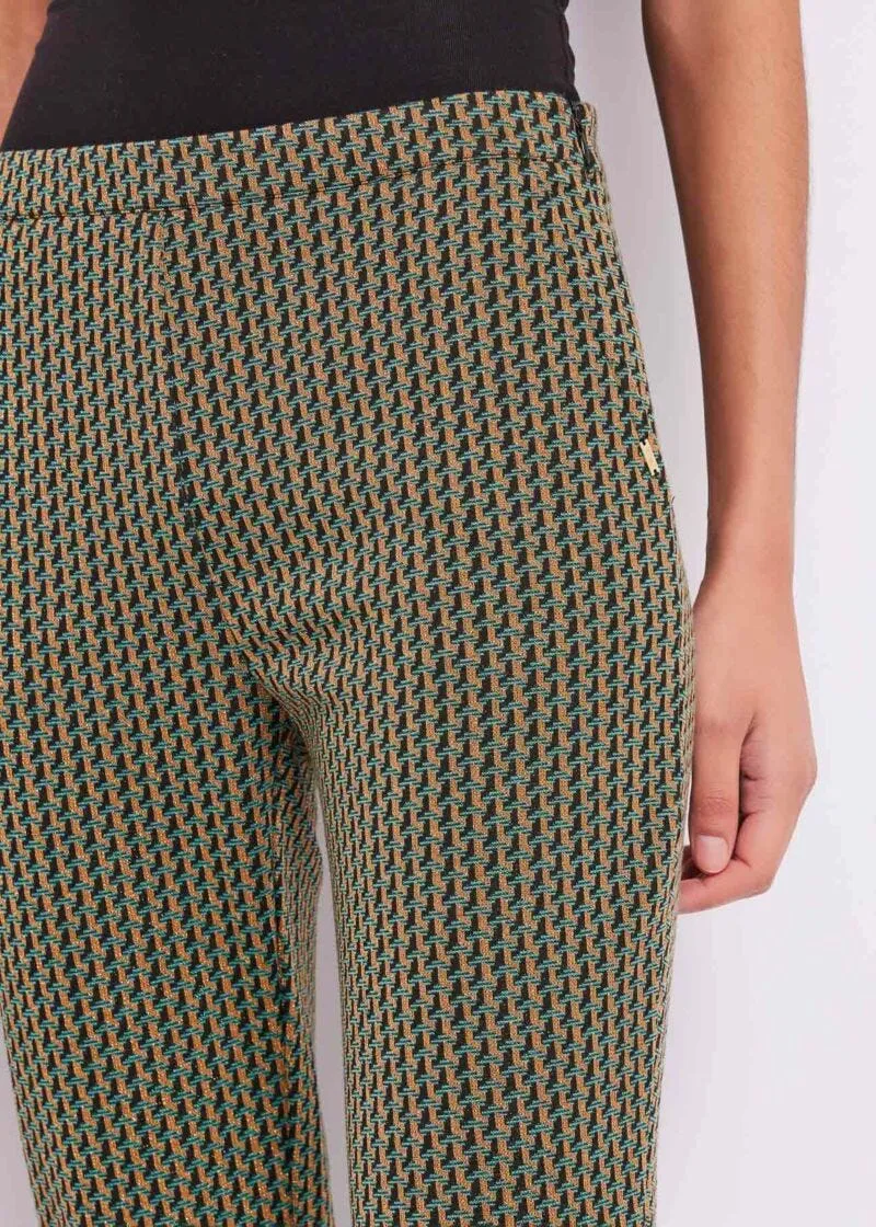 Pantaloni jacquard