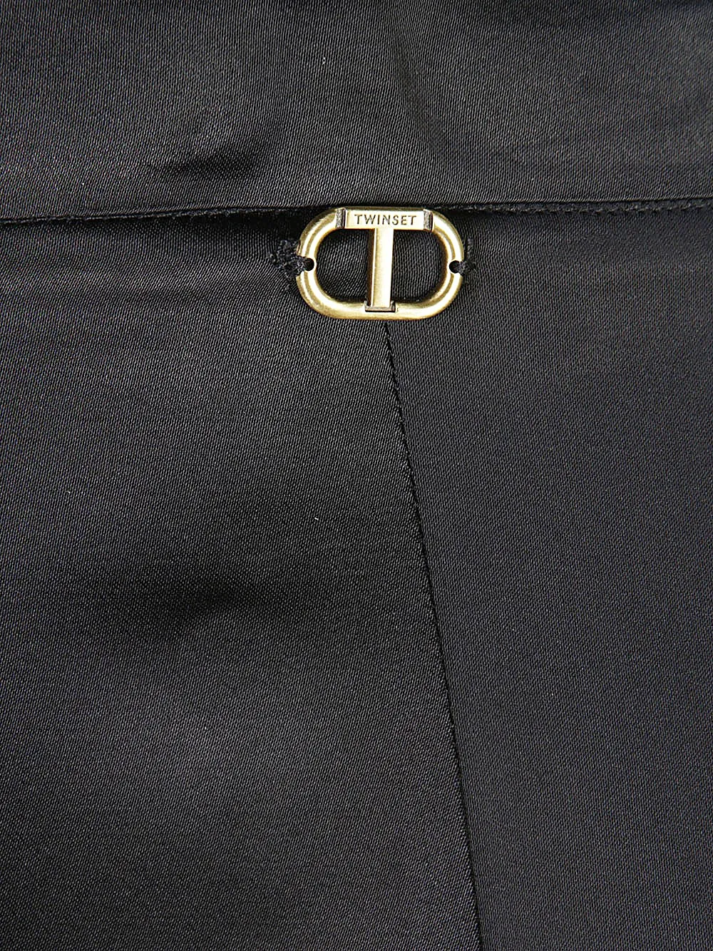 Pantaloni Twinset neri affusolati