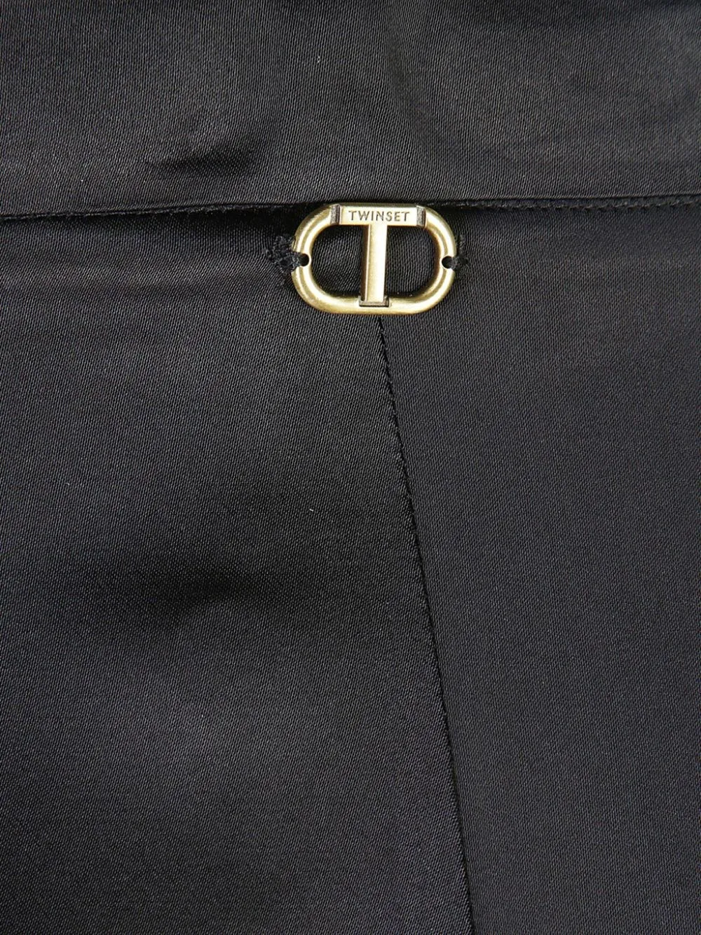 Pantaloni Twinset neri affusolati