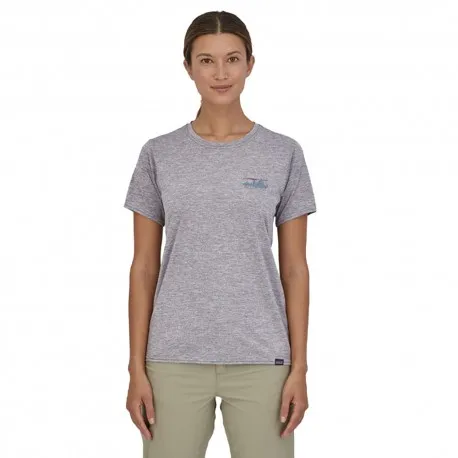 Patagonia Maglia Trekking Cap Cool Daily Graphic ,73 Grigio Donna