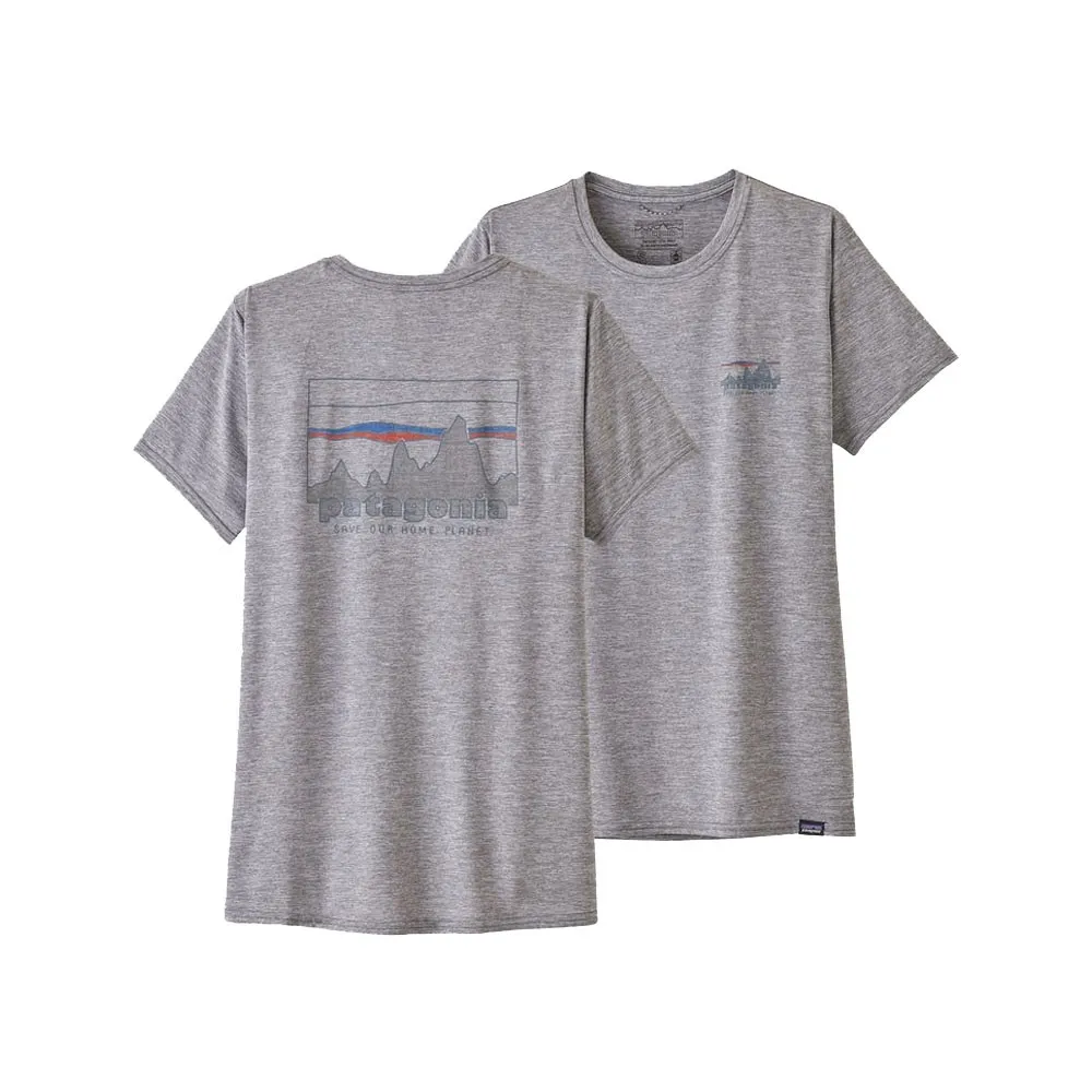 Patagonia Maglia Trekking Cap Cool Daily Graphic ,73 Grigio Donna