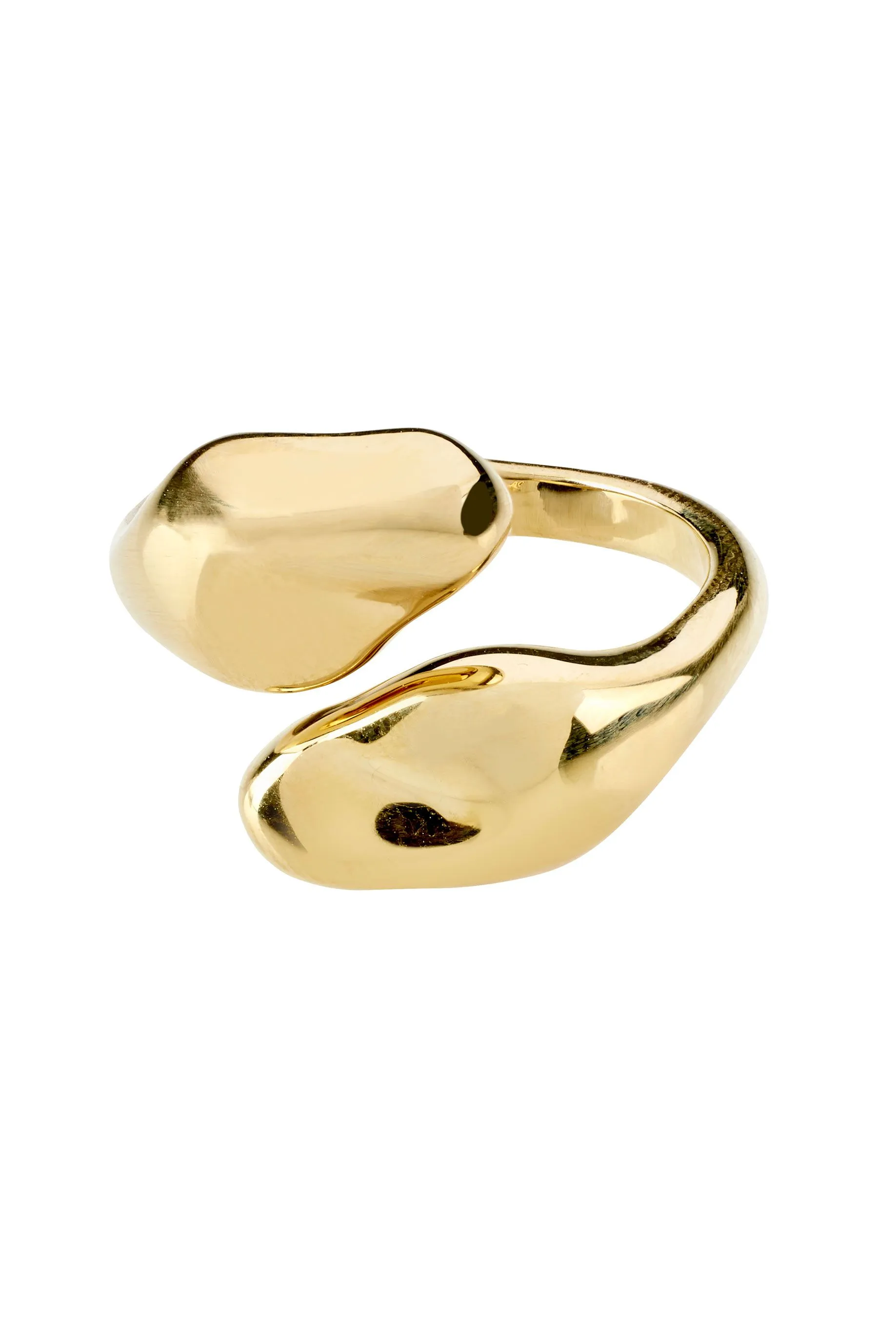 PILGRIM - Oro - Chantal - Anello in tessuto riciclato regolabile