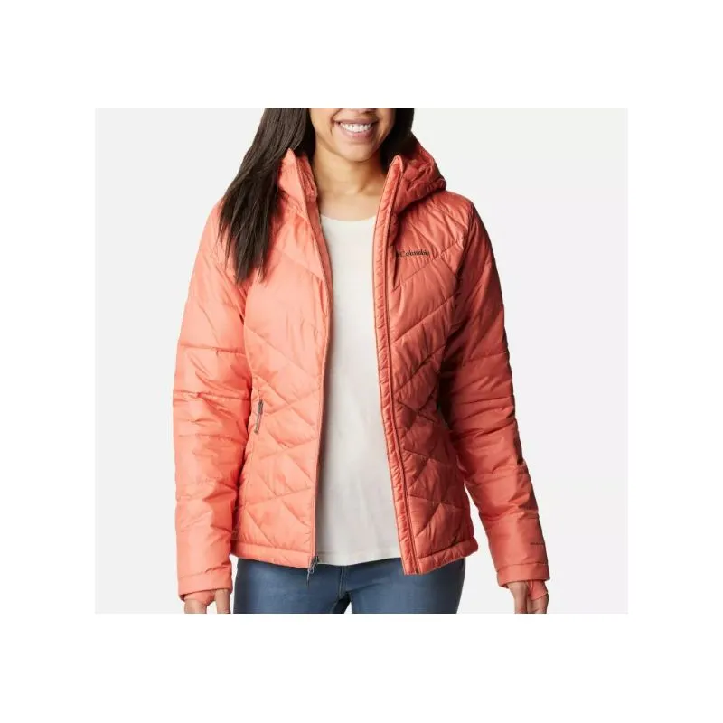 Piumino con cappuccio da donna Columbia Heavenly (Faded Peach)