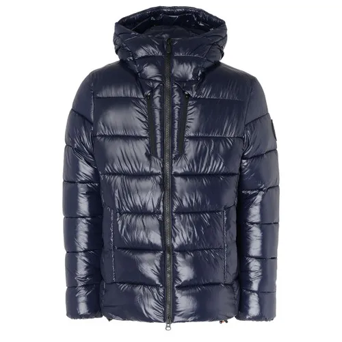 Piumino con cappuccio Save the Duck Maxime blu scuro
