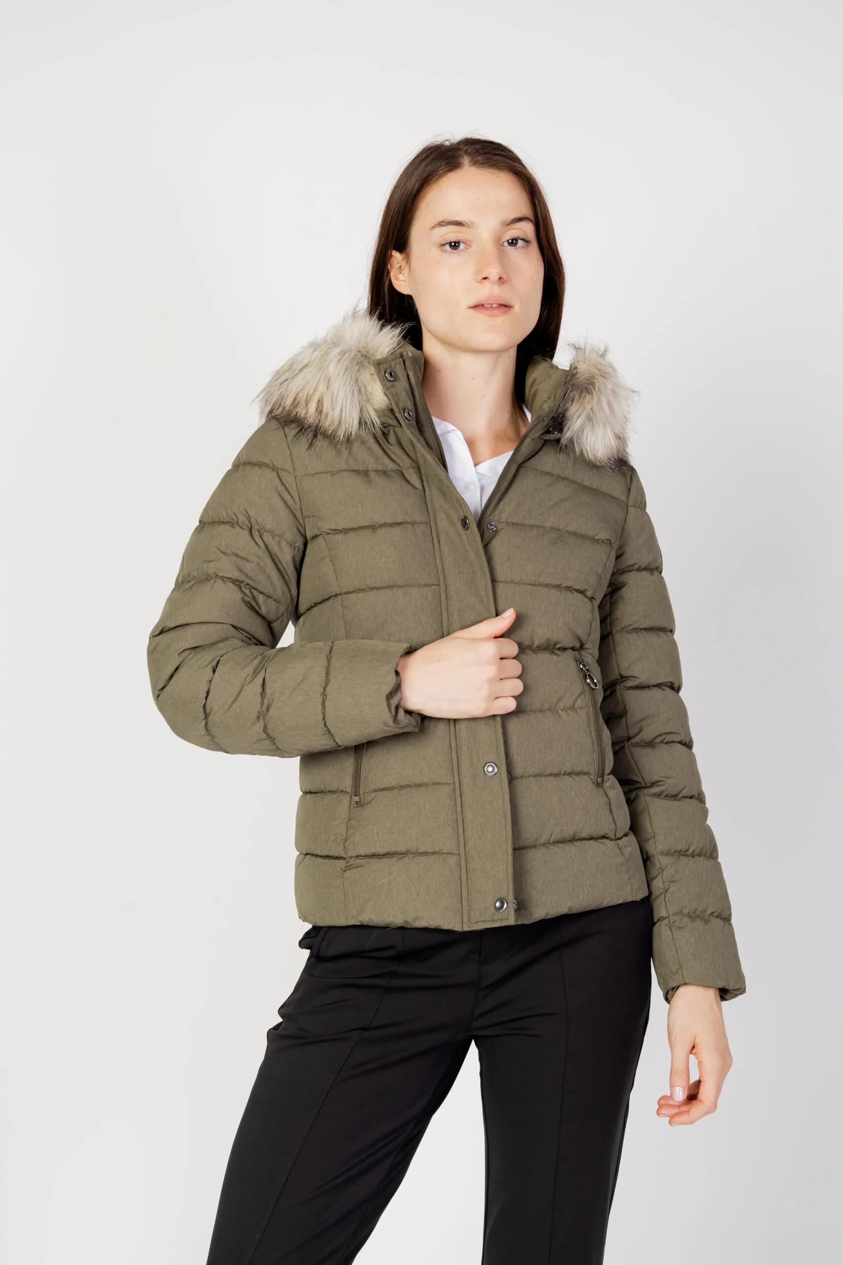 Piumino Only onlnewluna quilted jacket cc otw Verde Oliva