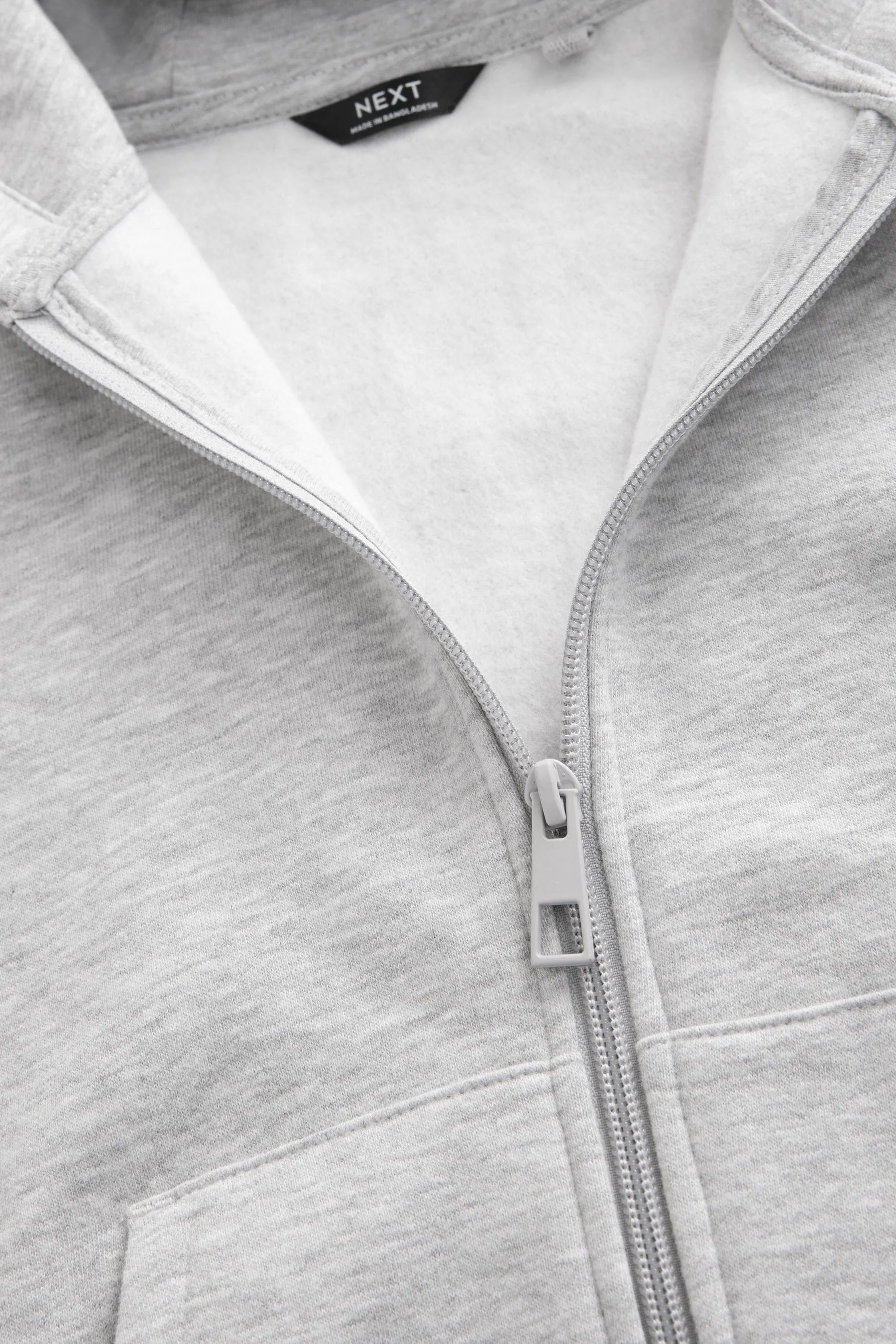 Plain Zip Through Hoodie (3-16yrs)    