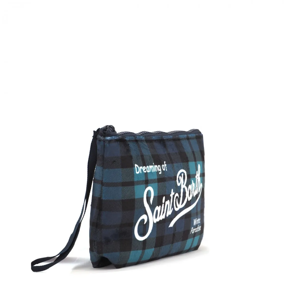 Pochette Aline A Quadretti, Verde