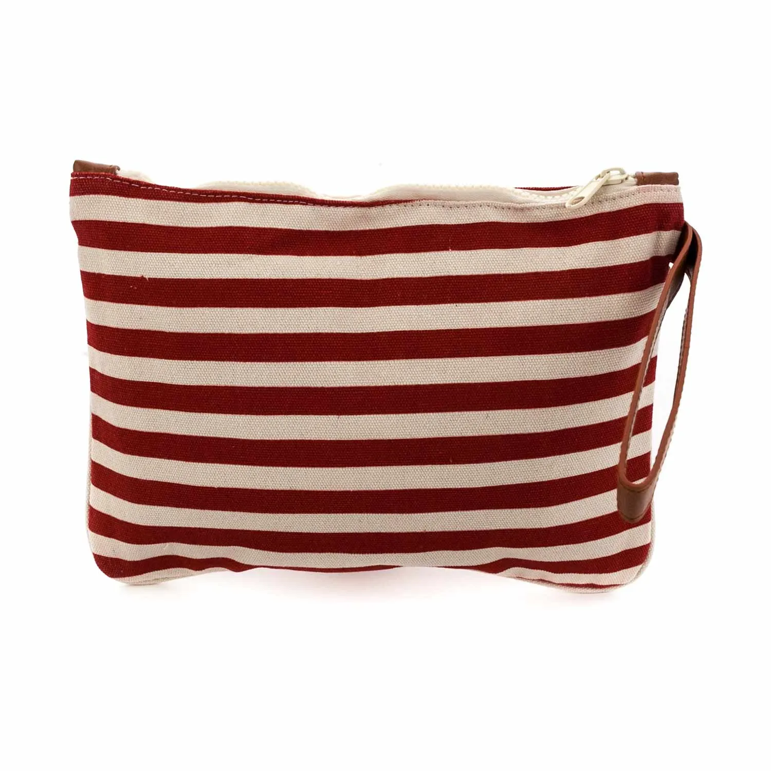 Pochette Parisienne Panna E Rossa A Righe