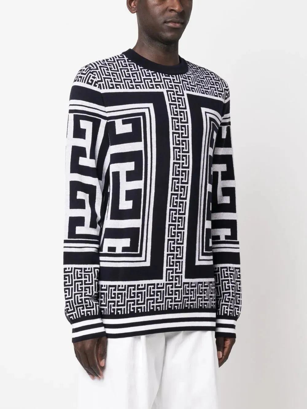 Pullover con Monogramma