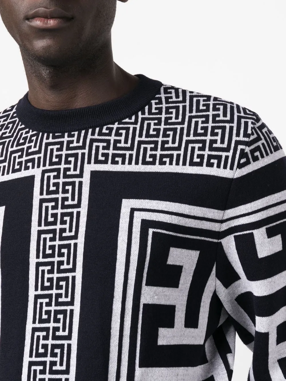 Pullover con Monogramma