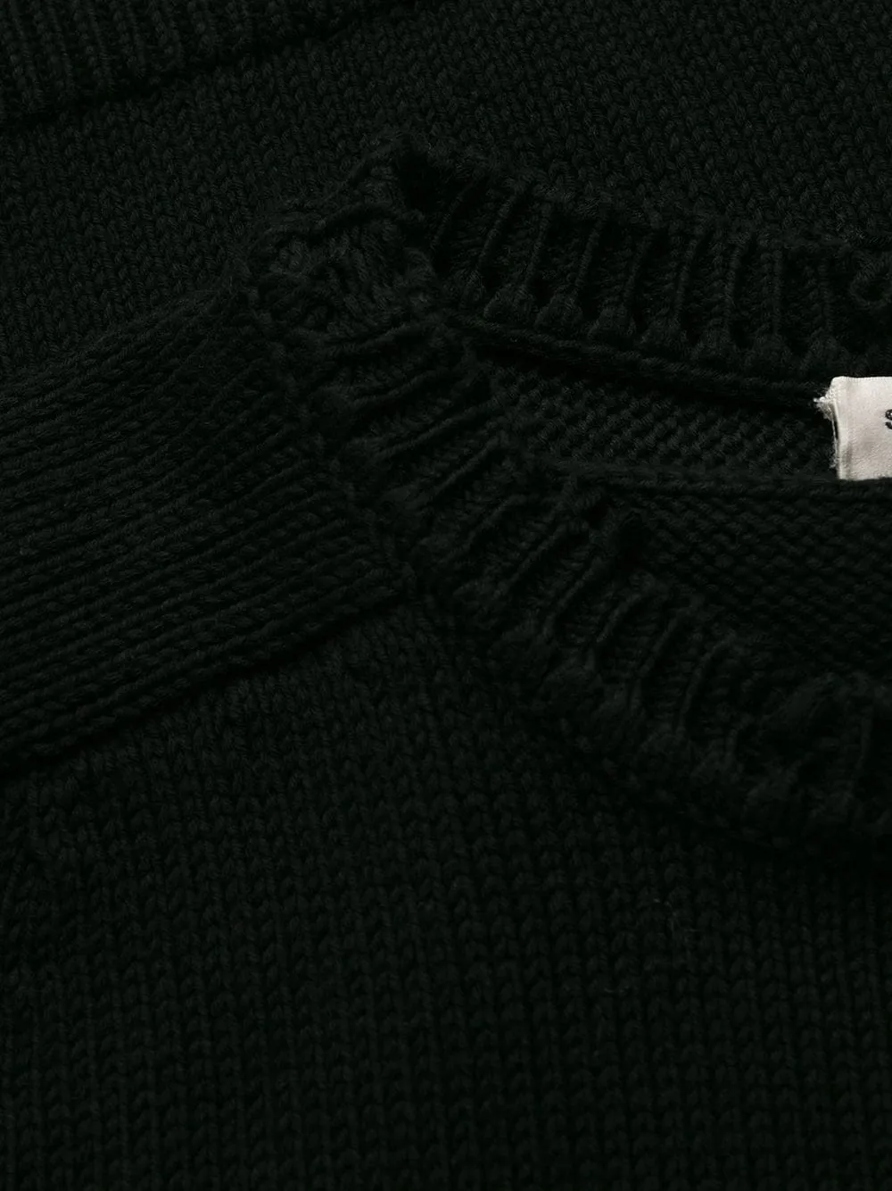 Pullover effetto consumato