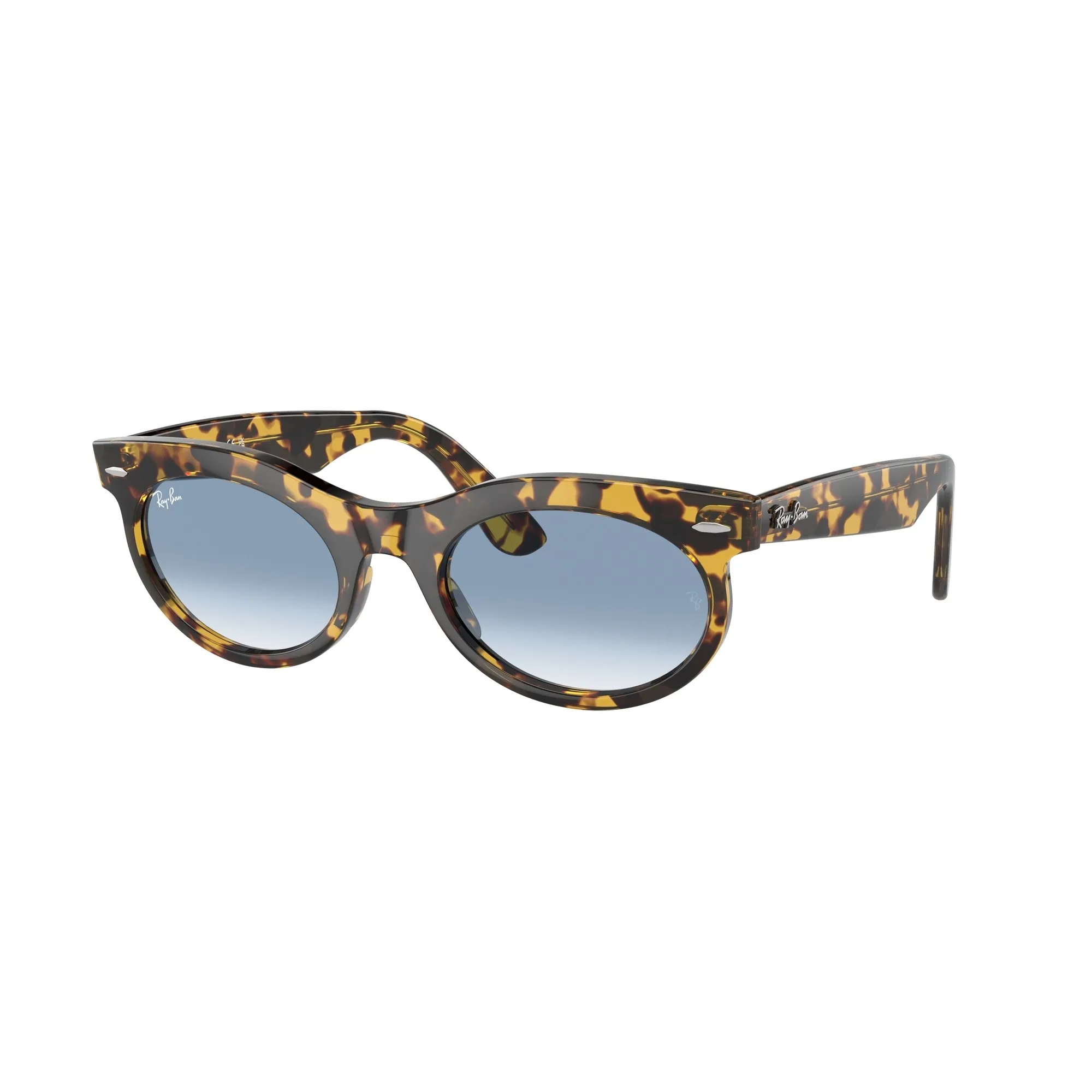   Ray-Ban RB 2242 Wayfarer Oval 13323F Yellow Havana | Occhiale Da Sole Unisex 