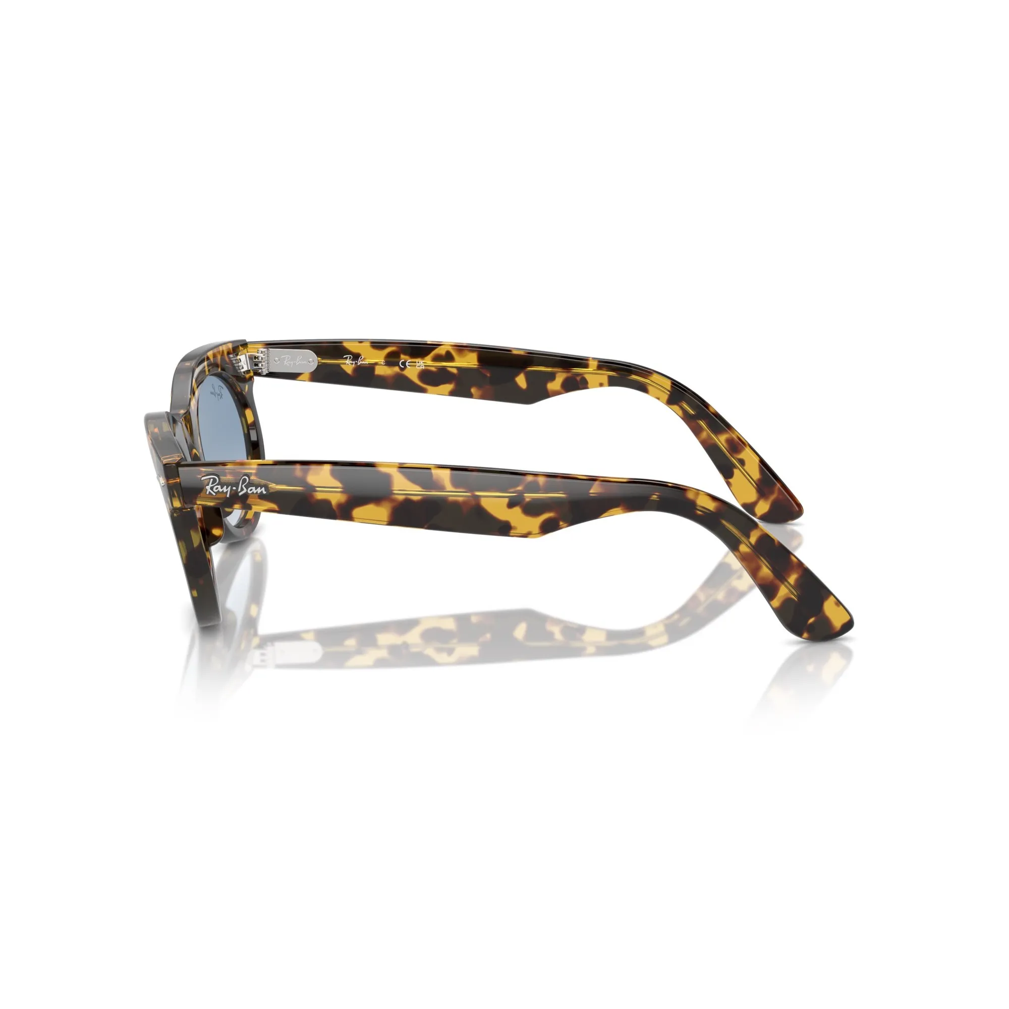   Ray-Ban RB 2242 Wayfarer Oval 13323F Yellow Havana | Occhiale Da Sole Unisex 