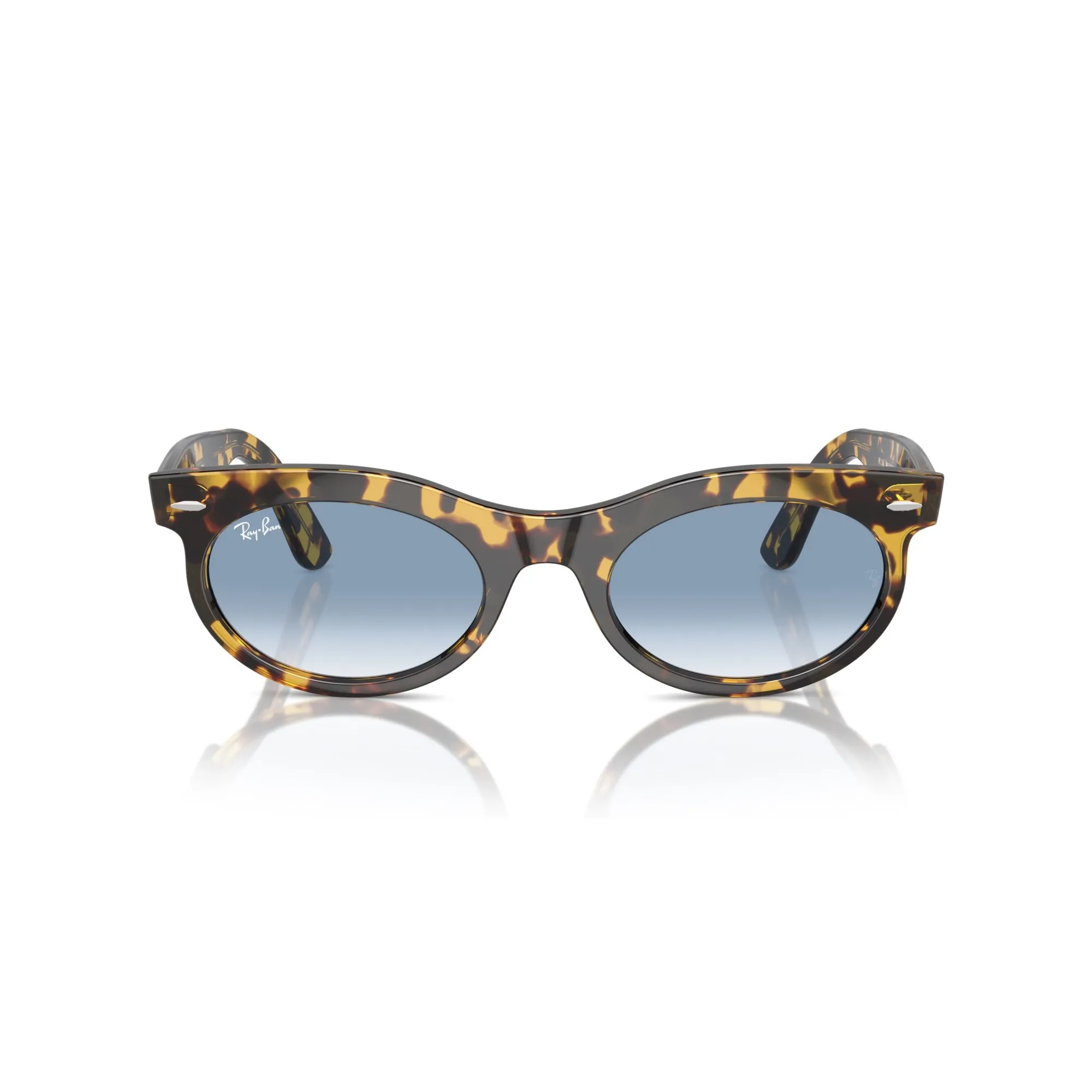   Ray-Ban RB 2242 Wayfarer Oval 13323F Yellow Havana | Occhiale Da Sole Unisex 